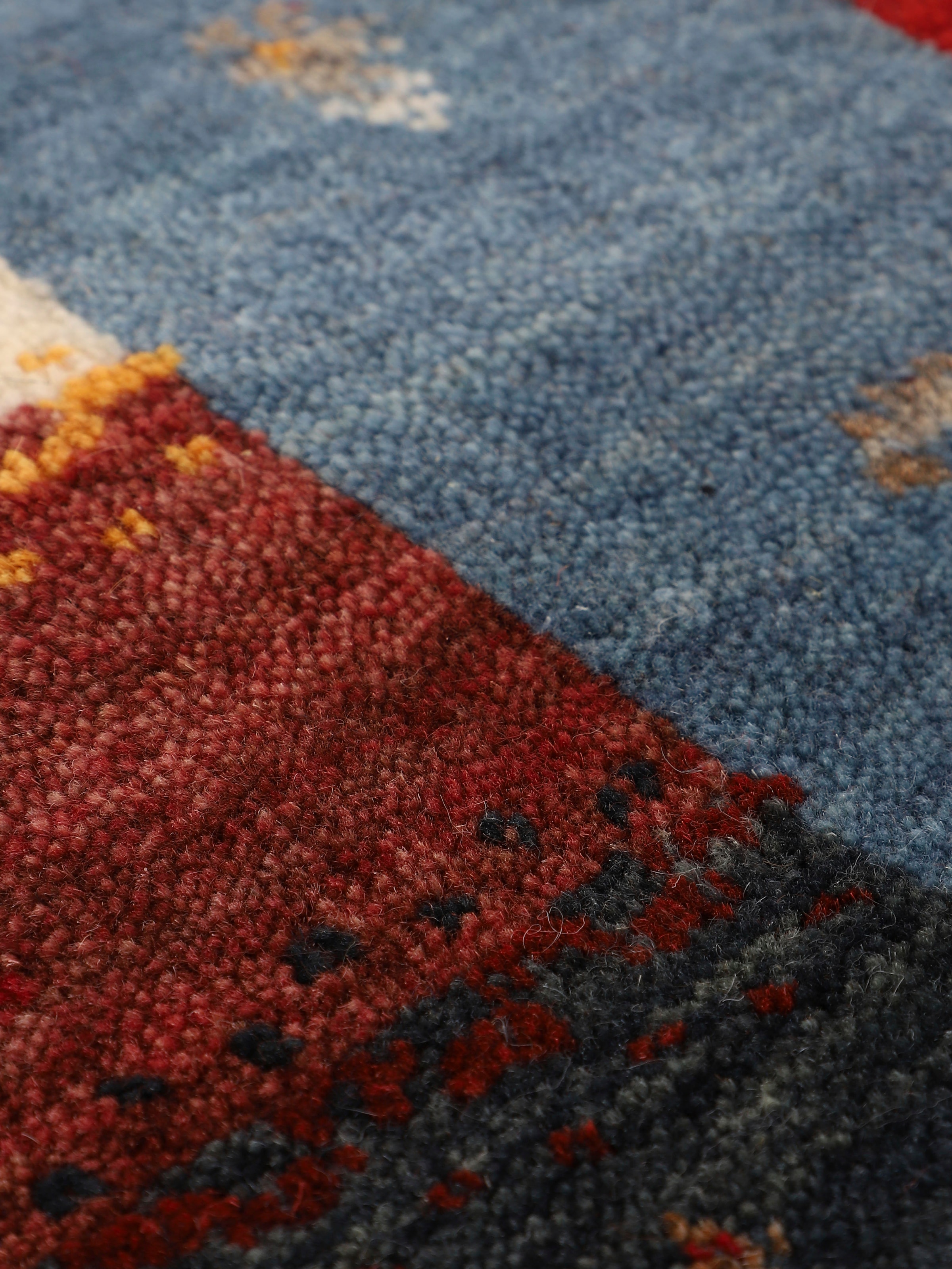 carpetfine Läufer »Gabbeh Don«, rechteckig, 15 mm Höhe, reine Wolle, sehr weicher Flor, Wohnzimmer