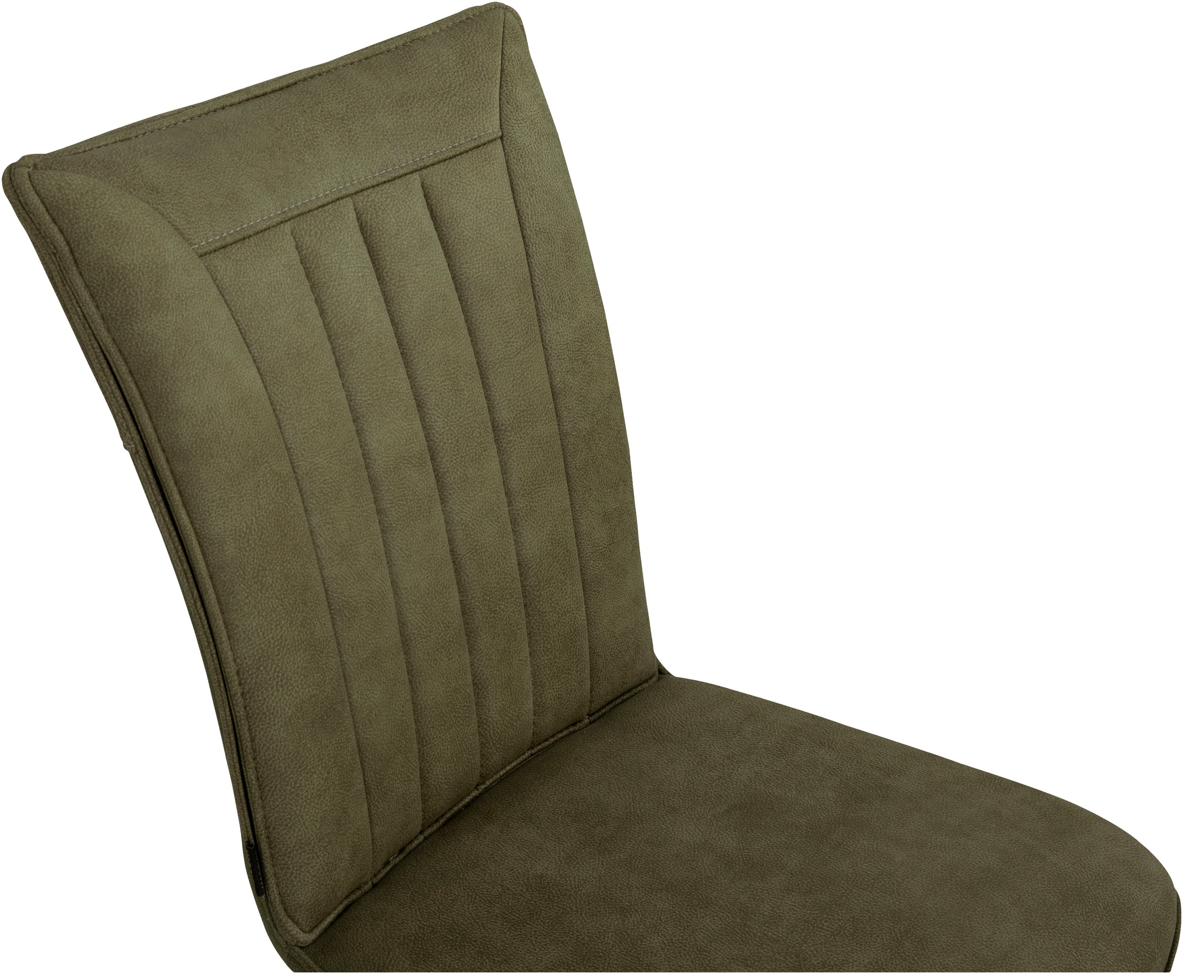 OMG Design Freischwinger »Amara«, (Set), 2 St., Stoff, Esszimmerstuhl, Küchenstuhl, pflegeleichter Bezug