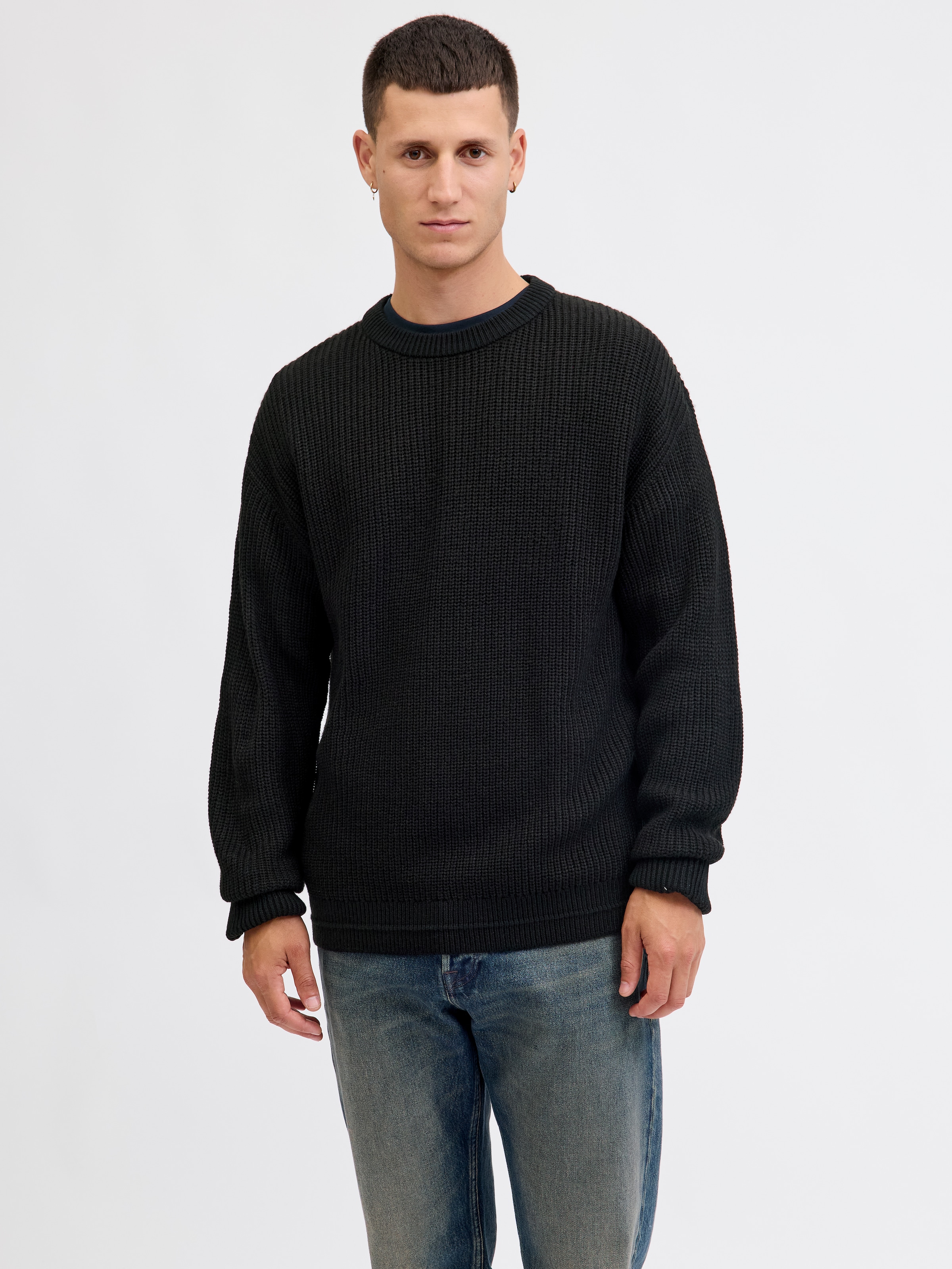 Jack & Jones Rundhalspullover »JJKAITO KNIT CREW NECK BF«