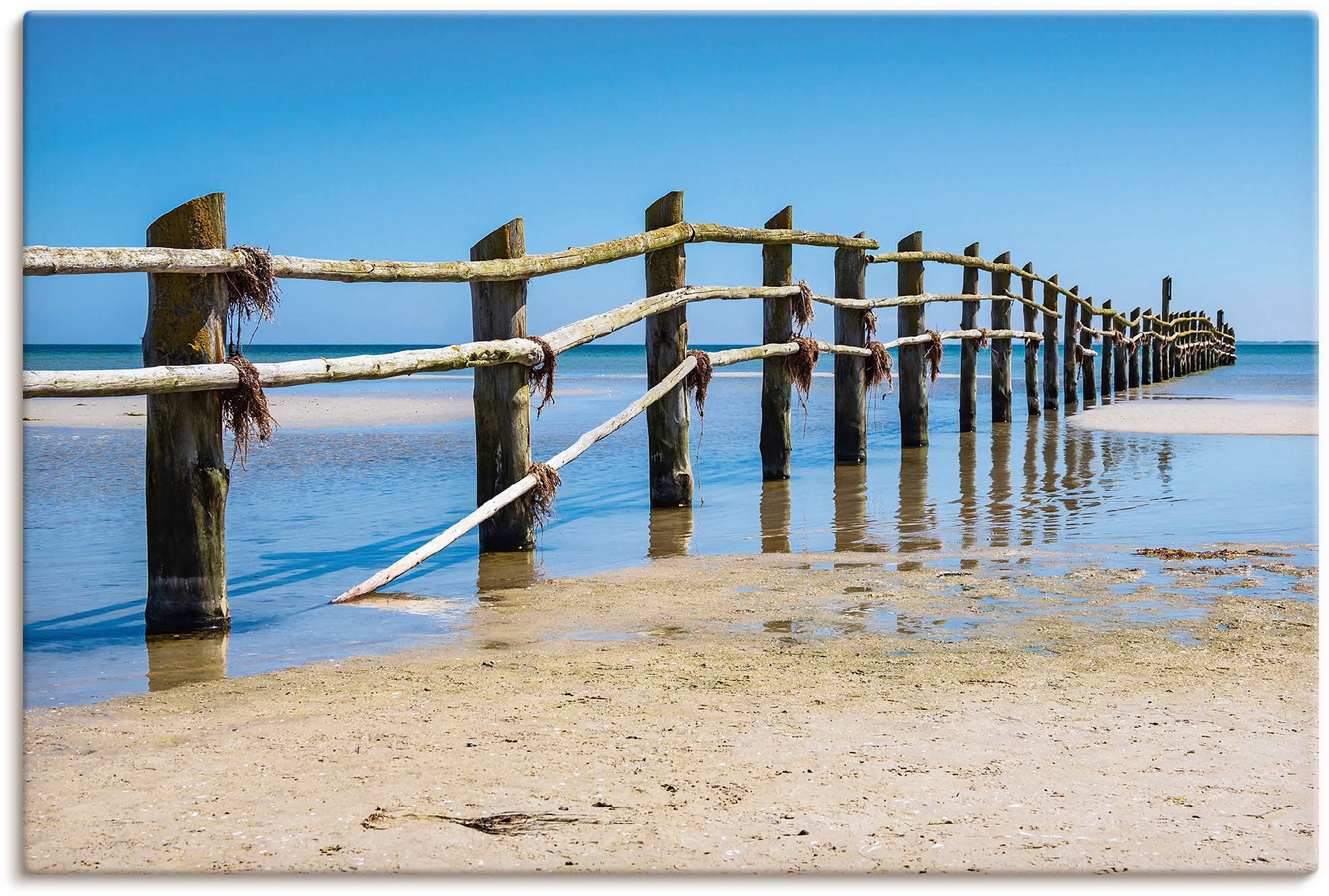 Leinwandbild »Ostseeküste auf dem Fischland-Darß«, Strand, (1 St.), auf Keilrahmen...