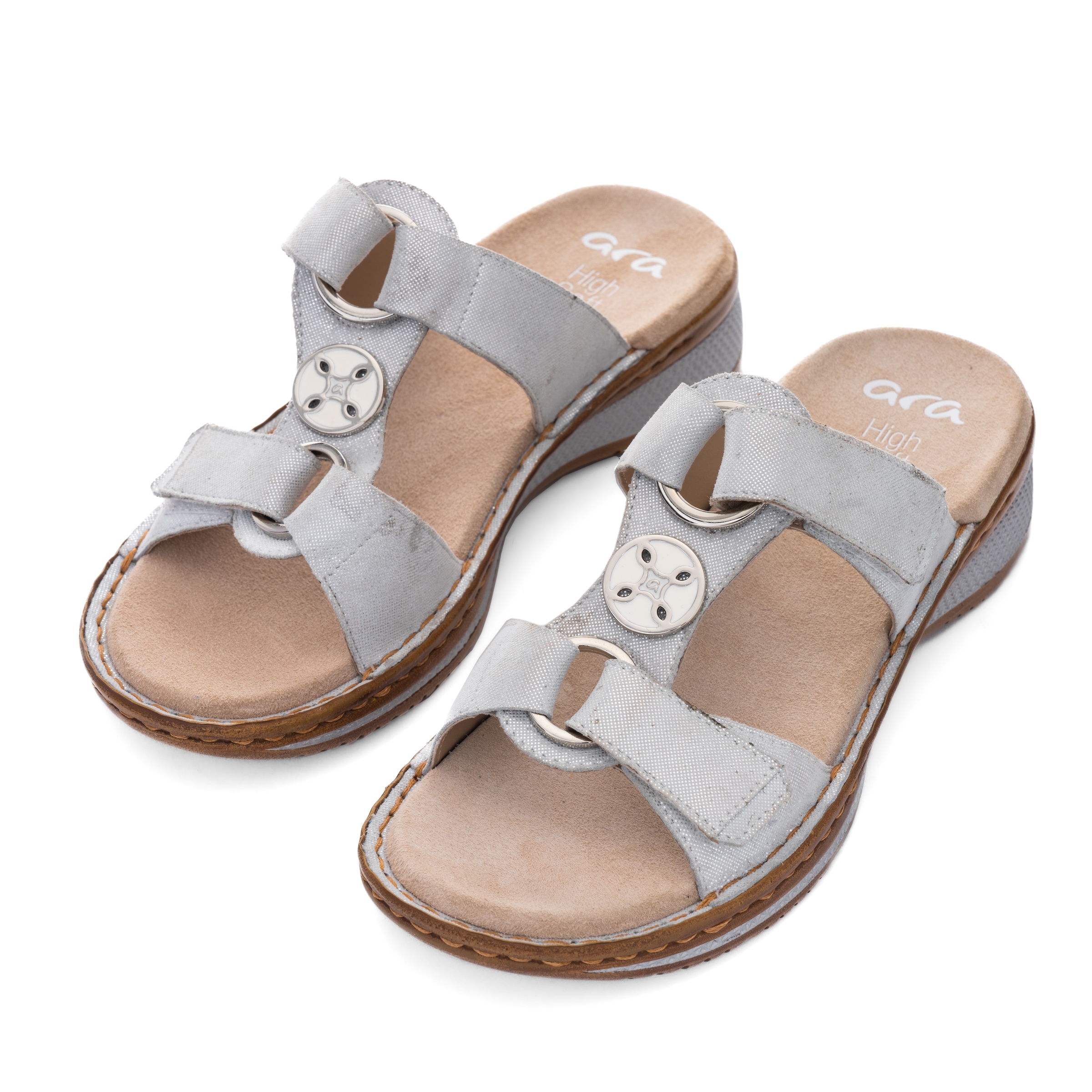 Ara Pantolette »HAWAII«  , Keilabsatz, Sommerschuh, Schlupfschuh mit Schmuckelement