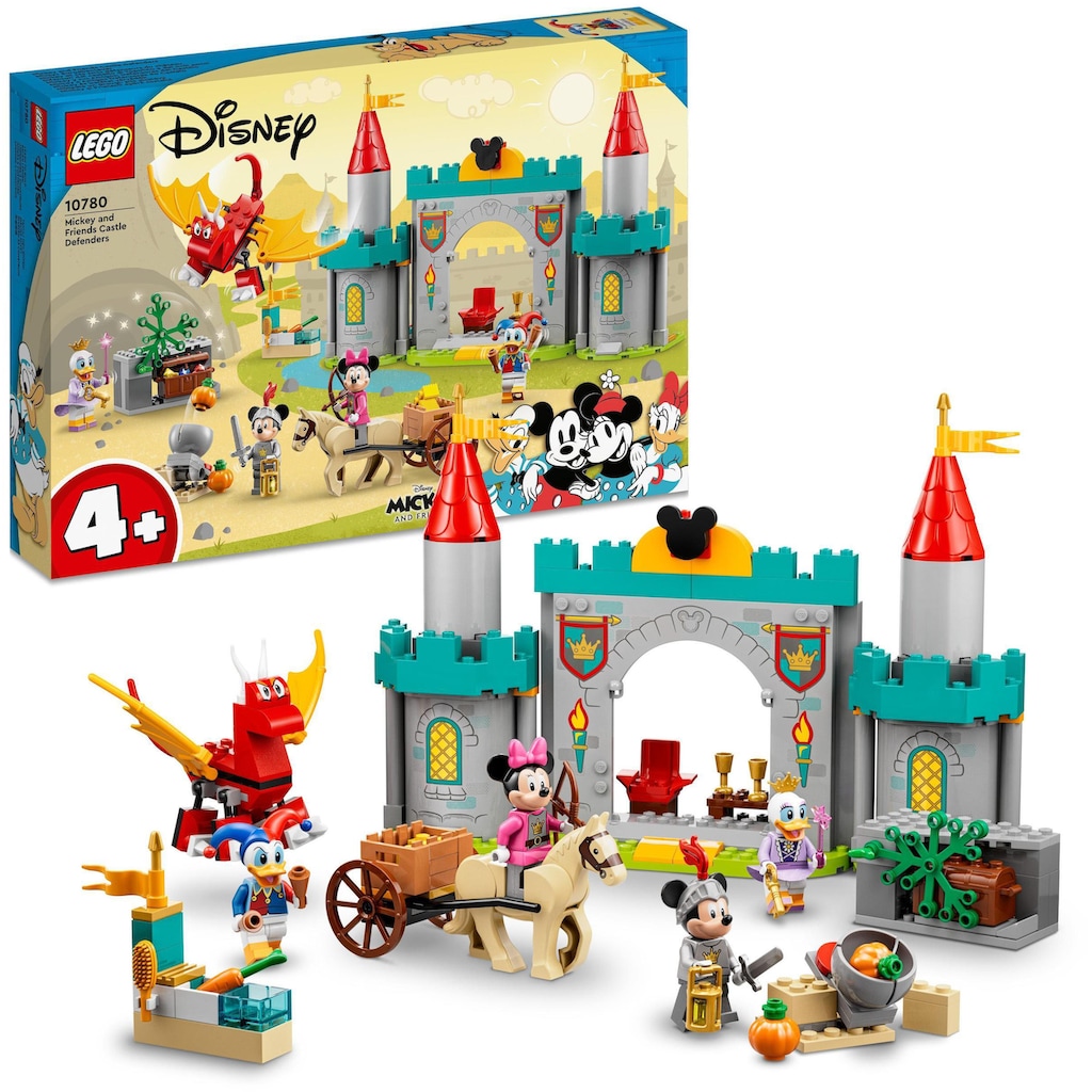 LEGO® Konstruktionsspielsteine »Mickys Burgabenteuer (10780), LEGO® Disney«, (215 St.), Made in Europe