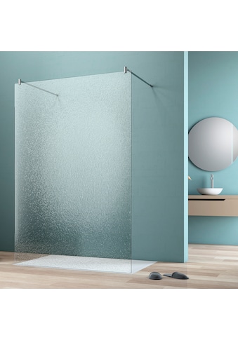 Walk-in-Dusche »flex A-W002C«, BxH: 90 x 200 cm, Crash-Glas klar