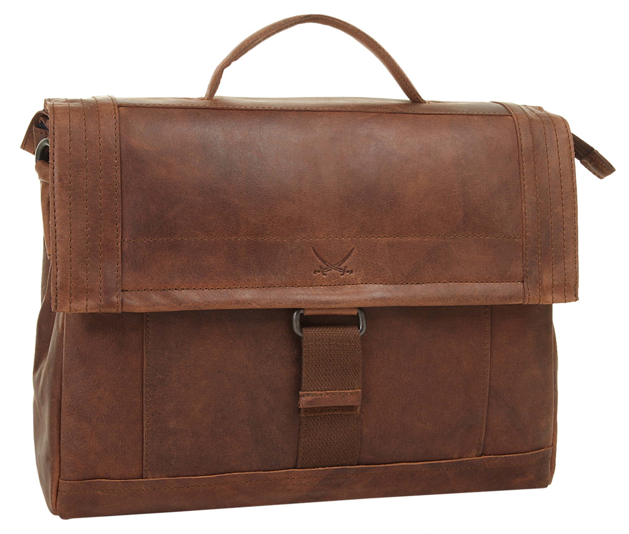 Sansibar Messenger Bag, echt Leder