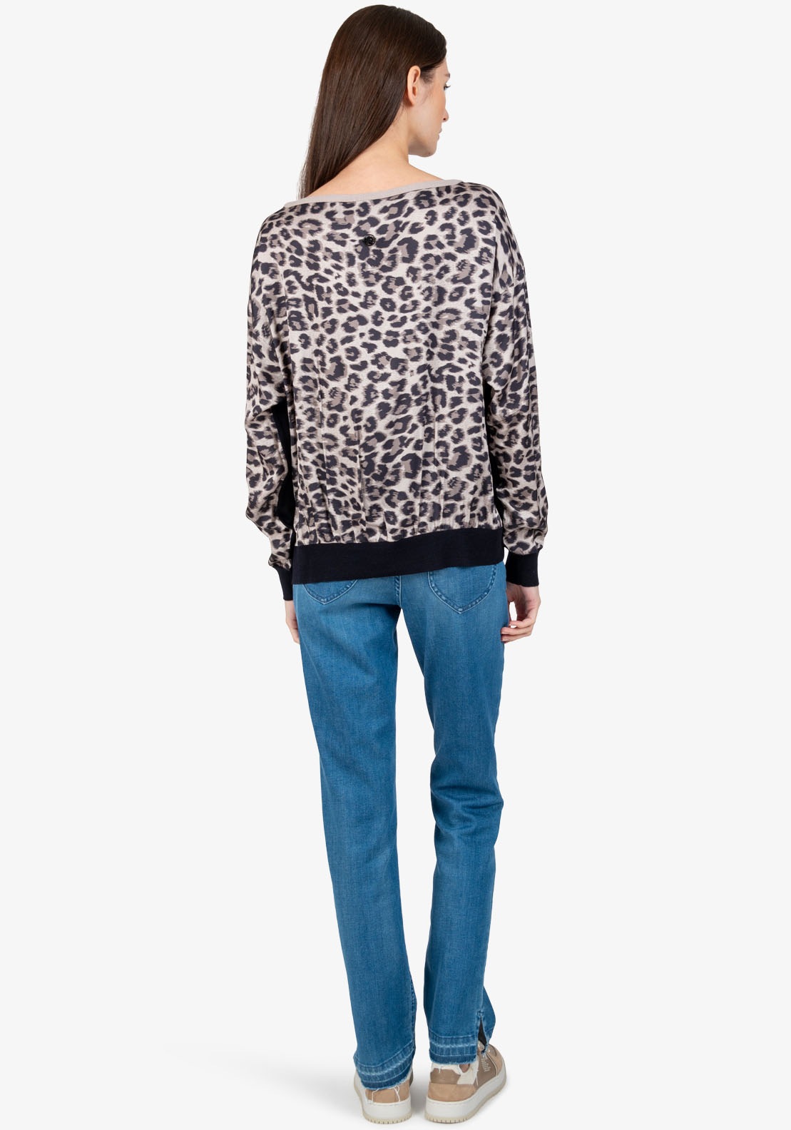 Sportalm Kitzbühel Rundhalspullover, mit Animalprint