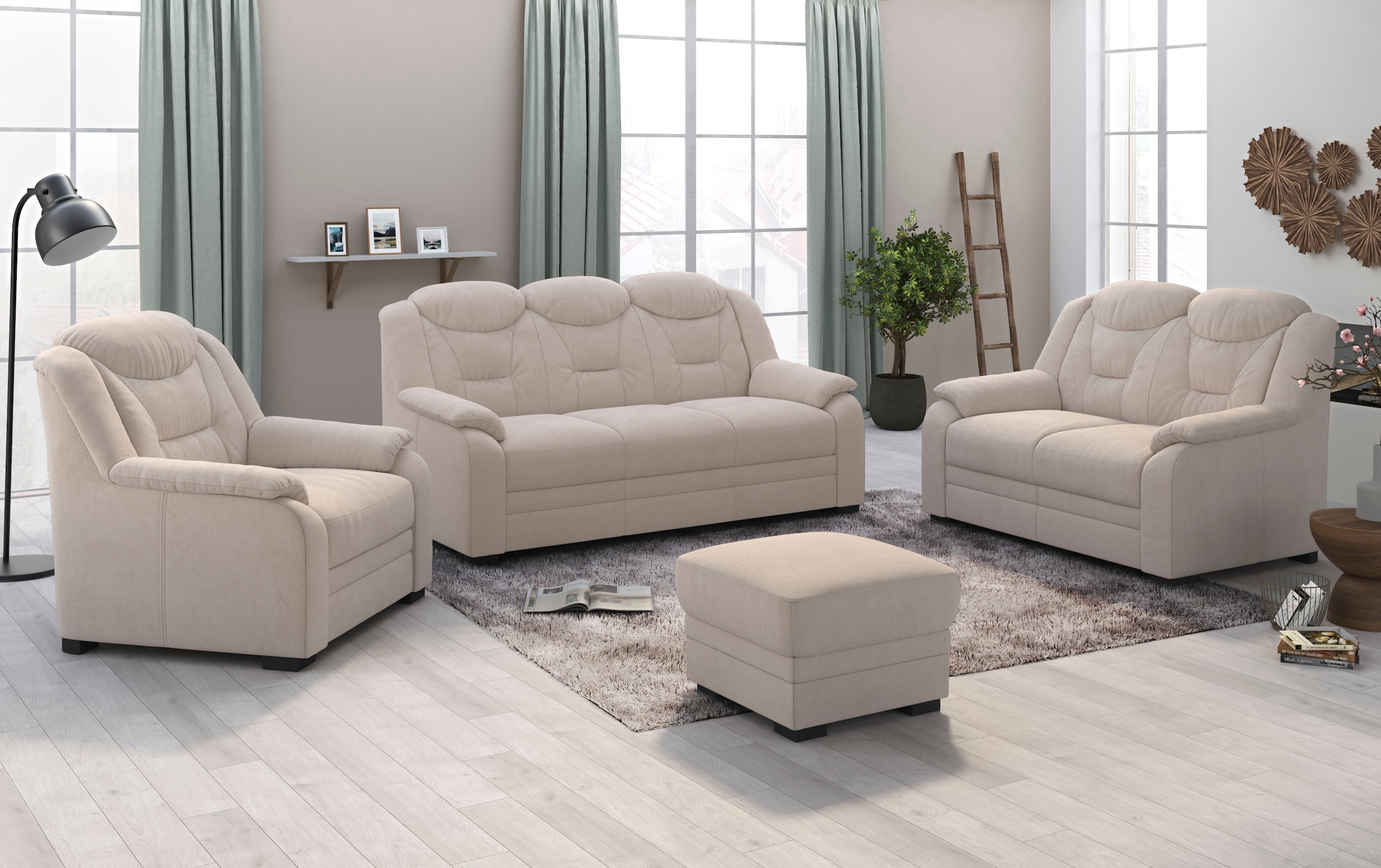 COTTA 3-Sitzer »Marcus«, Sofa mit hoher Rückenlehne