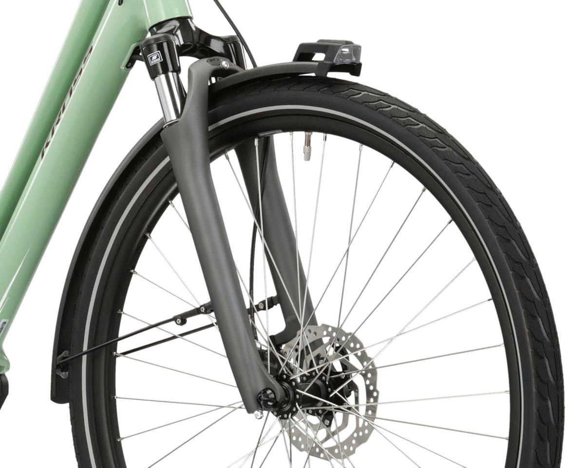 Kross E-Bike »E-Citybike Sentio Hybrid 4.0 28 Zoll grün«, 7 Gang, Shimano, NEXUS, Mittelmotor 250 W, Pedelec, Elektrofahrrad für Damen und Herren
