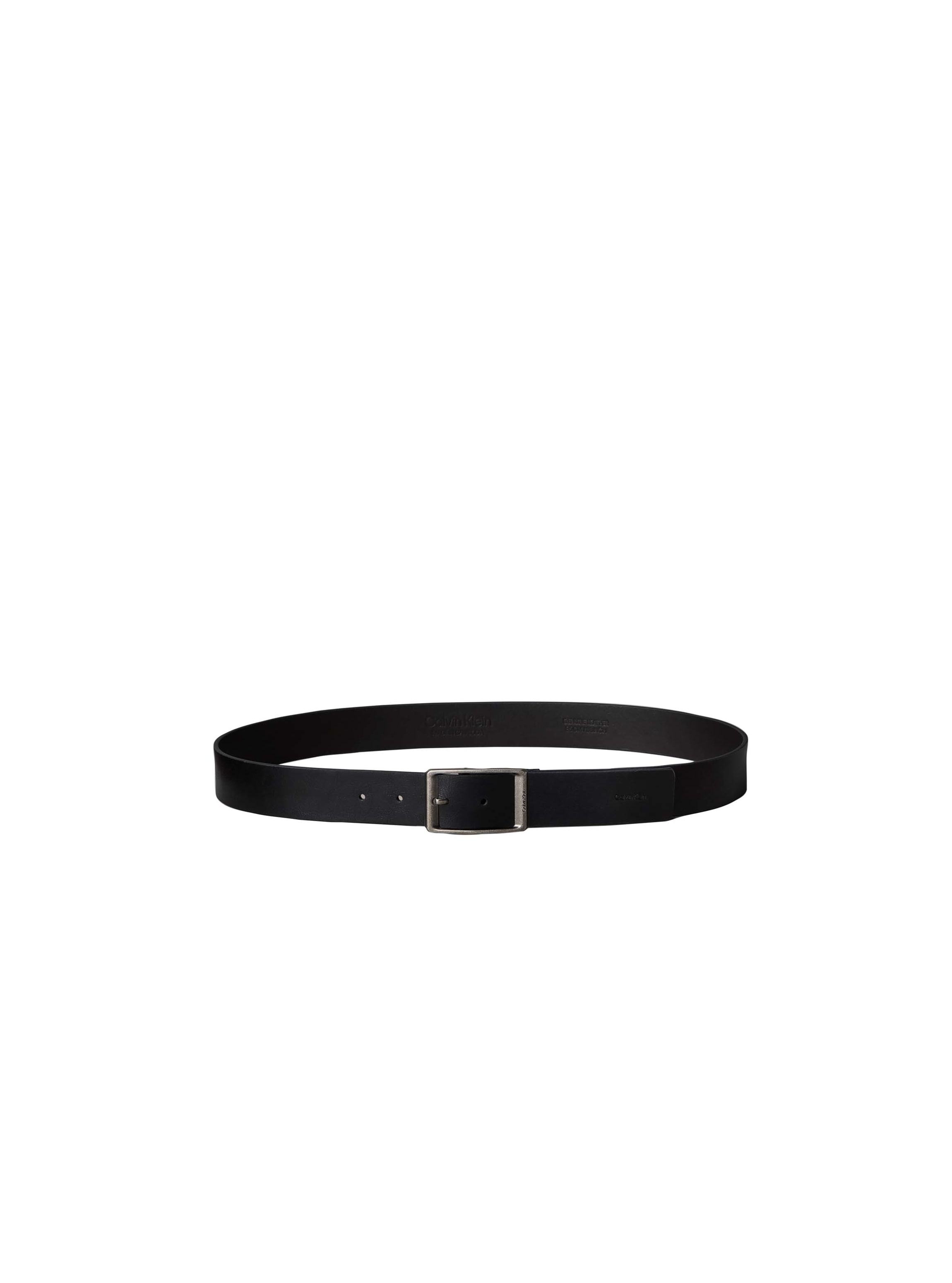 Calvin Klein Ledergürtel »CASUAL ROUND BUCKLE TUMBLED 35MM« Regular fit und größenverstellbar