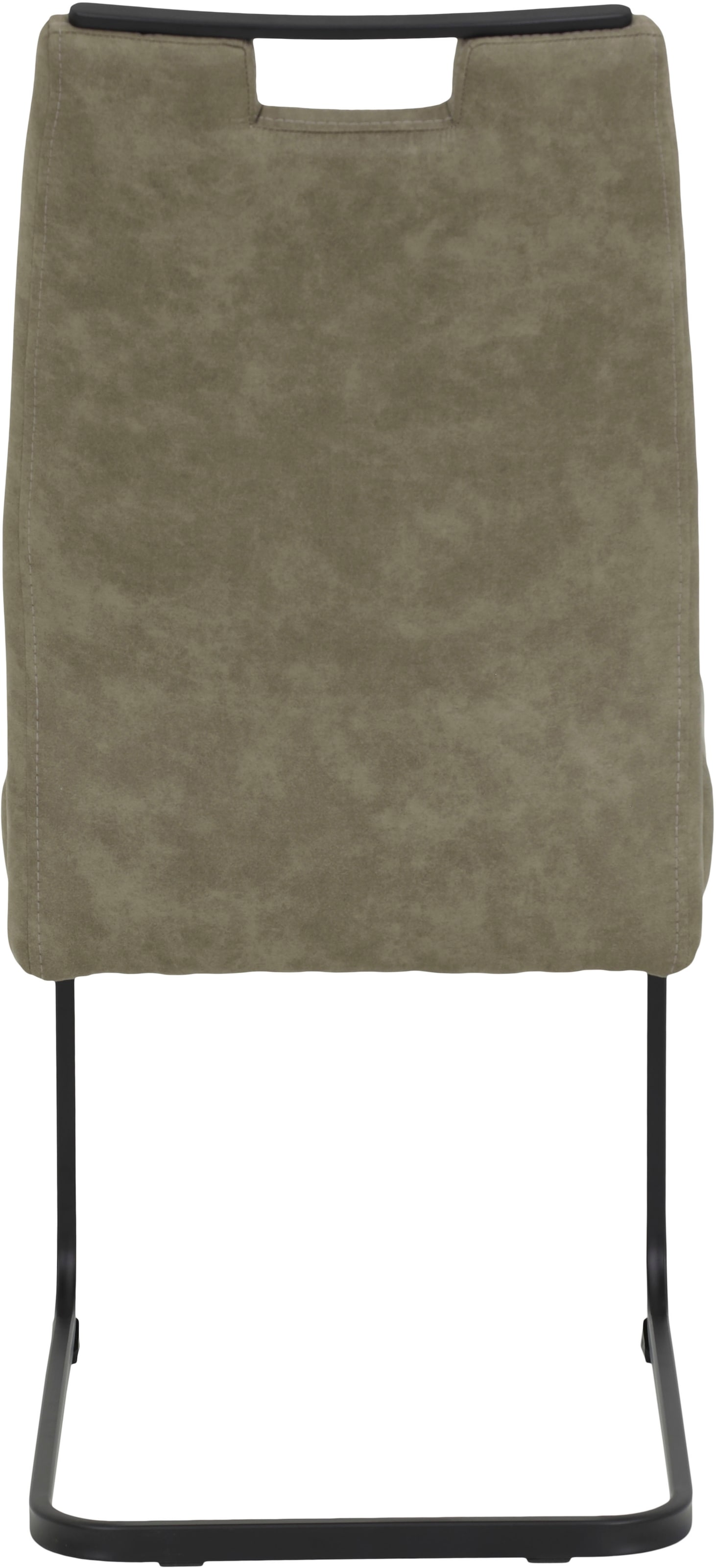 HELA Freischwinger, (Set), 4 St., Microfaser VINTAGE-Polyester, Freischwinger, XL Sitzbreite, Griff, Vintage Optik, 140kg belastbar