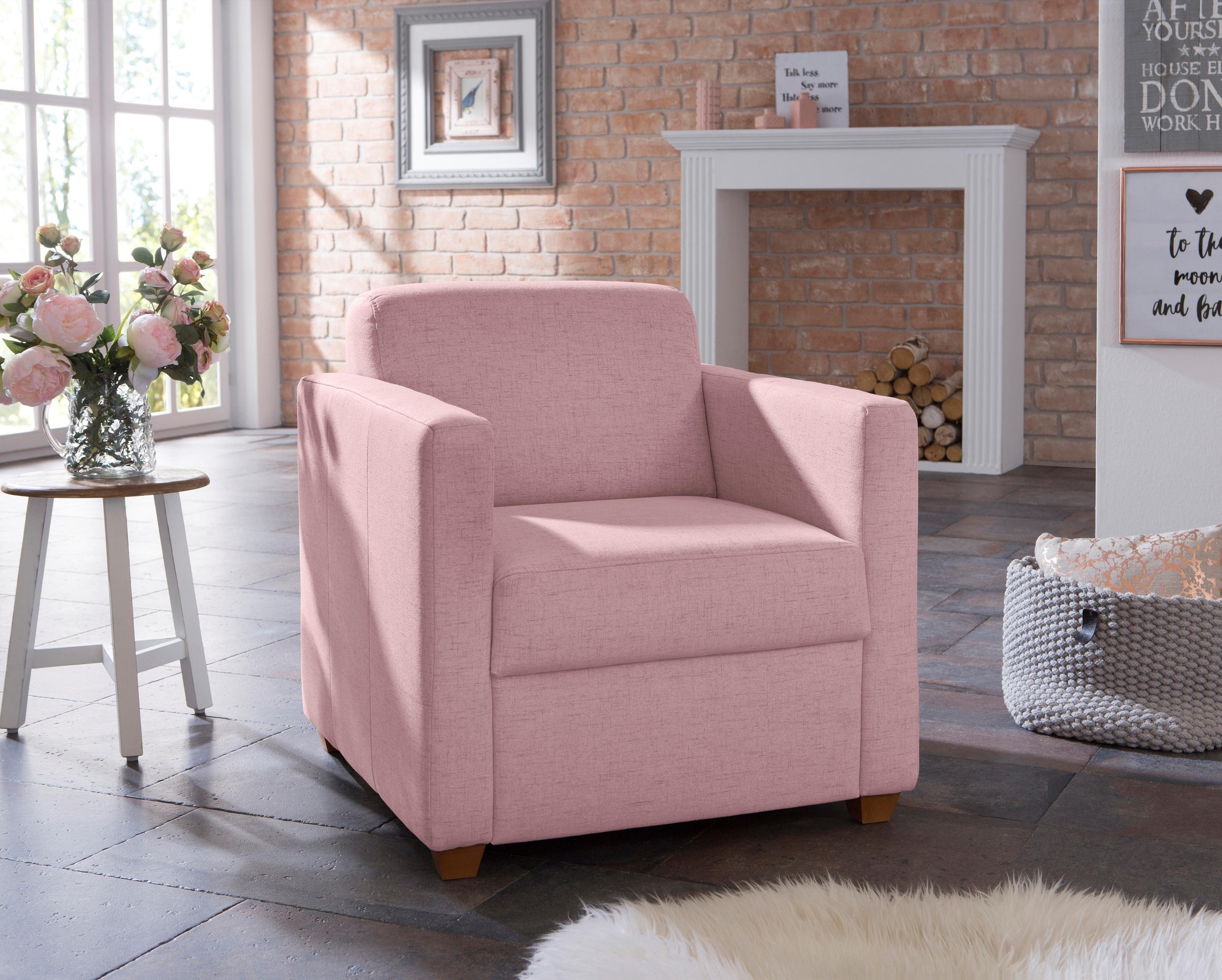 Home affaire Sessel »Belfort« mit Federkern