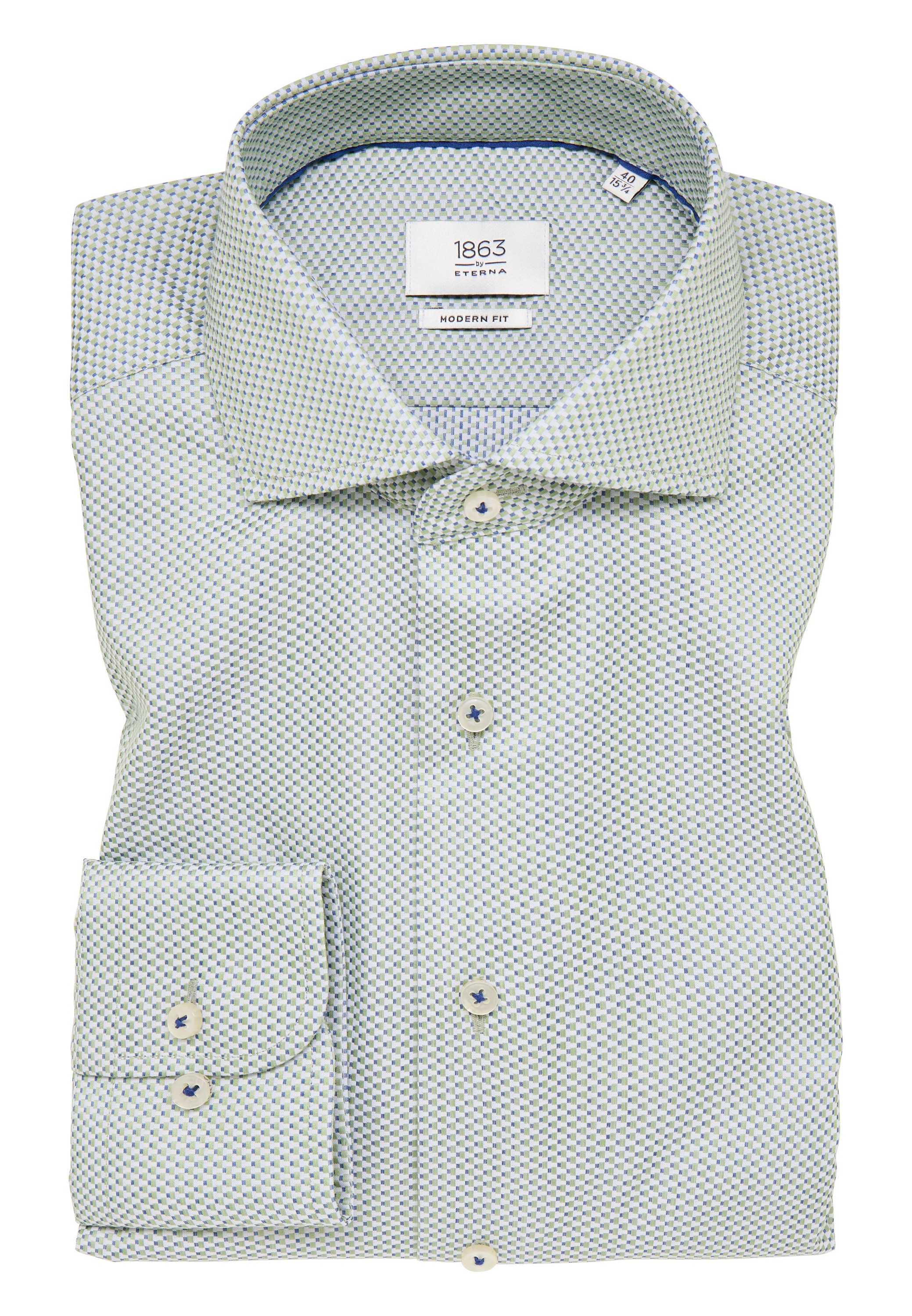 Eterna Langarmhemd »MODERN FIT«, NON IRON (bügelfrei)