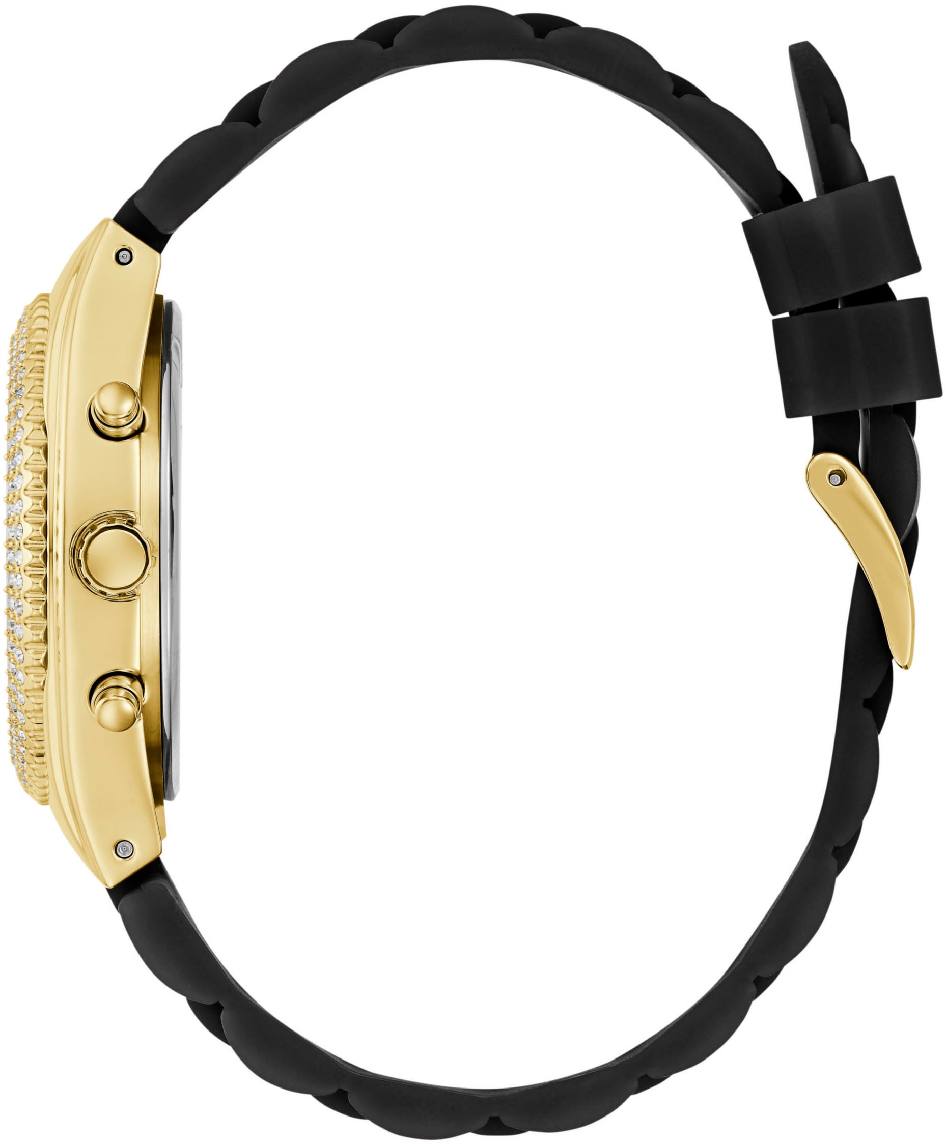 Guess Multifunktionsuhr »JELLY«, Quarzuhr, Armbanduhr, Damenuhr, Datum, 12/24-Std.-Anzeige