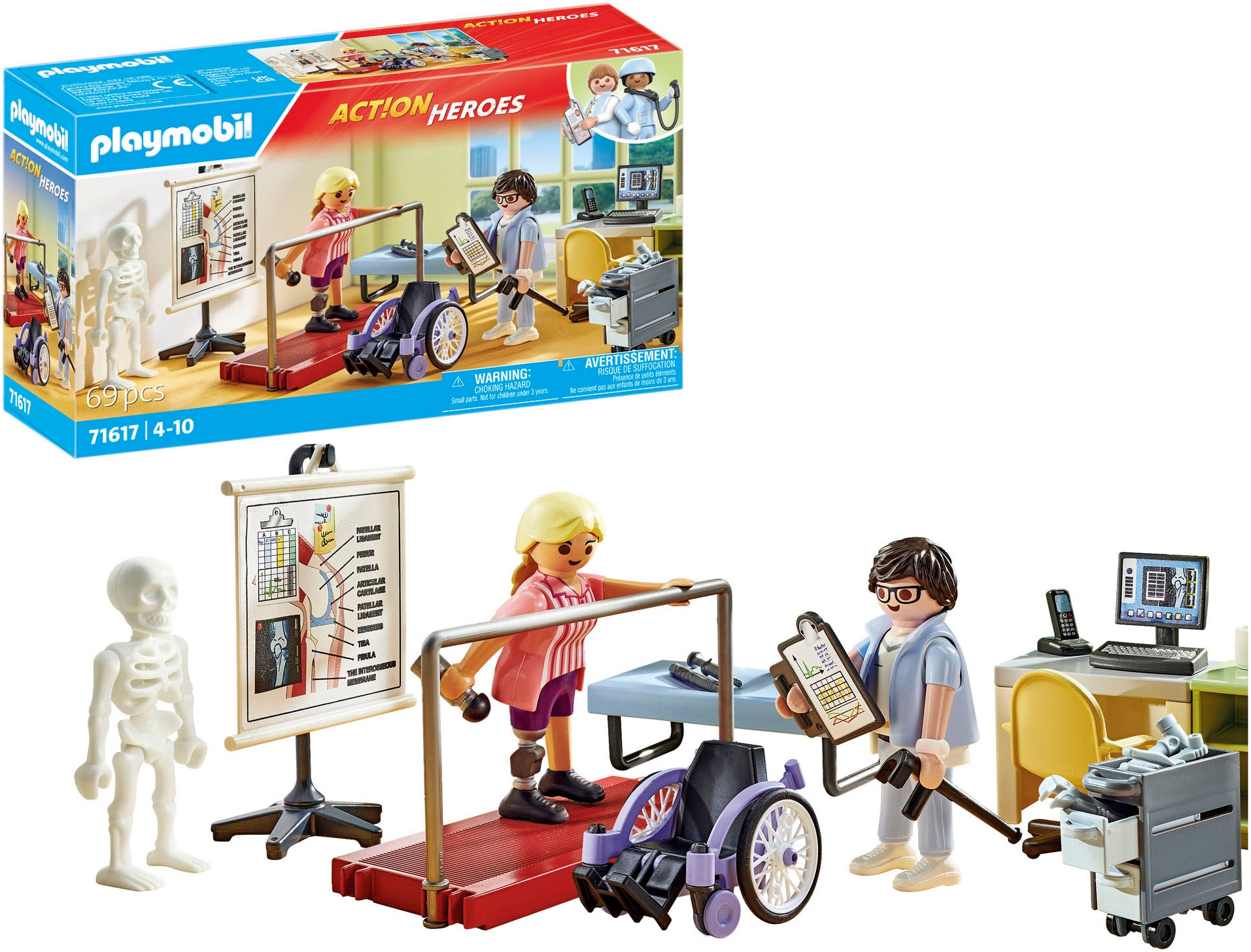 Playmobil® Konstruktions-Spielset »Orthopädie (71617), Action Heroes« Made in Europe