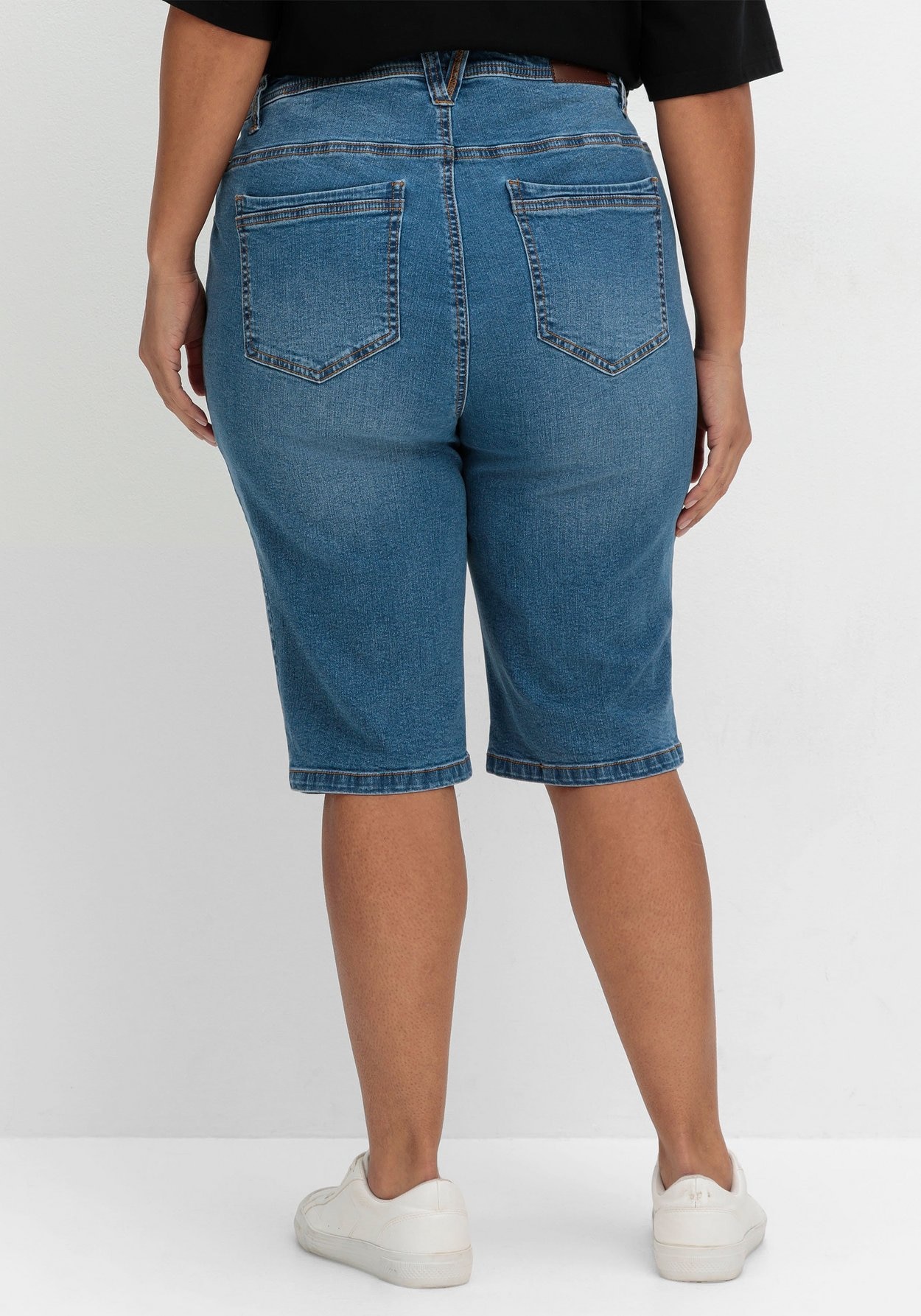 Sheego Jeansbermudas »Schmale Jeans-Bermuda im Curvy-Schnitt VERENA«