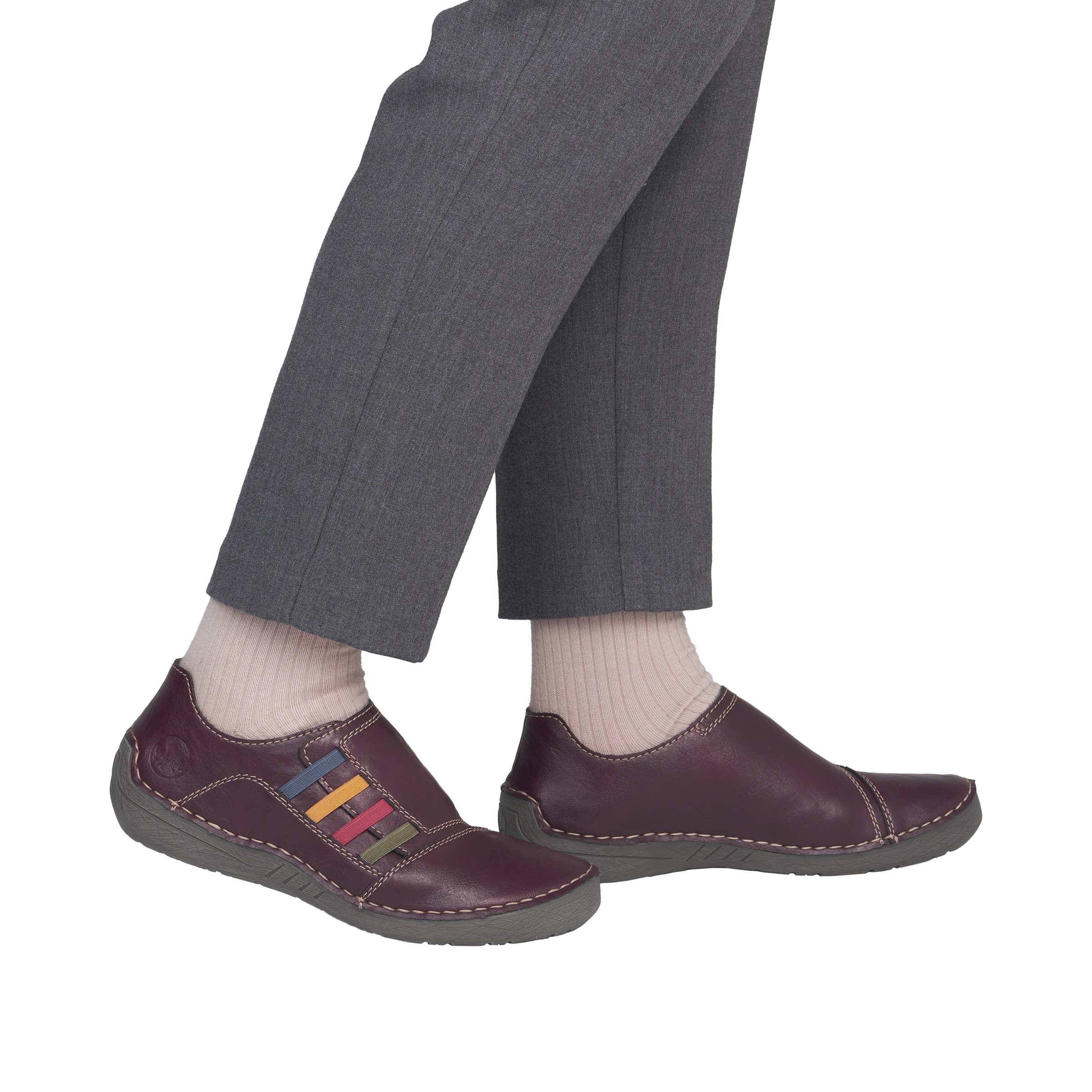 Rieker Slipper  Schlupfschuh, Slip-on Sneaker, Halbschuh mit weicher Innensohle