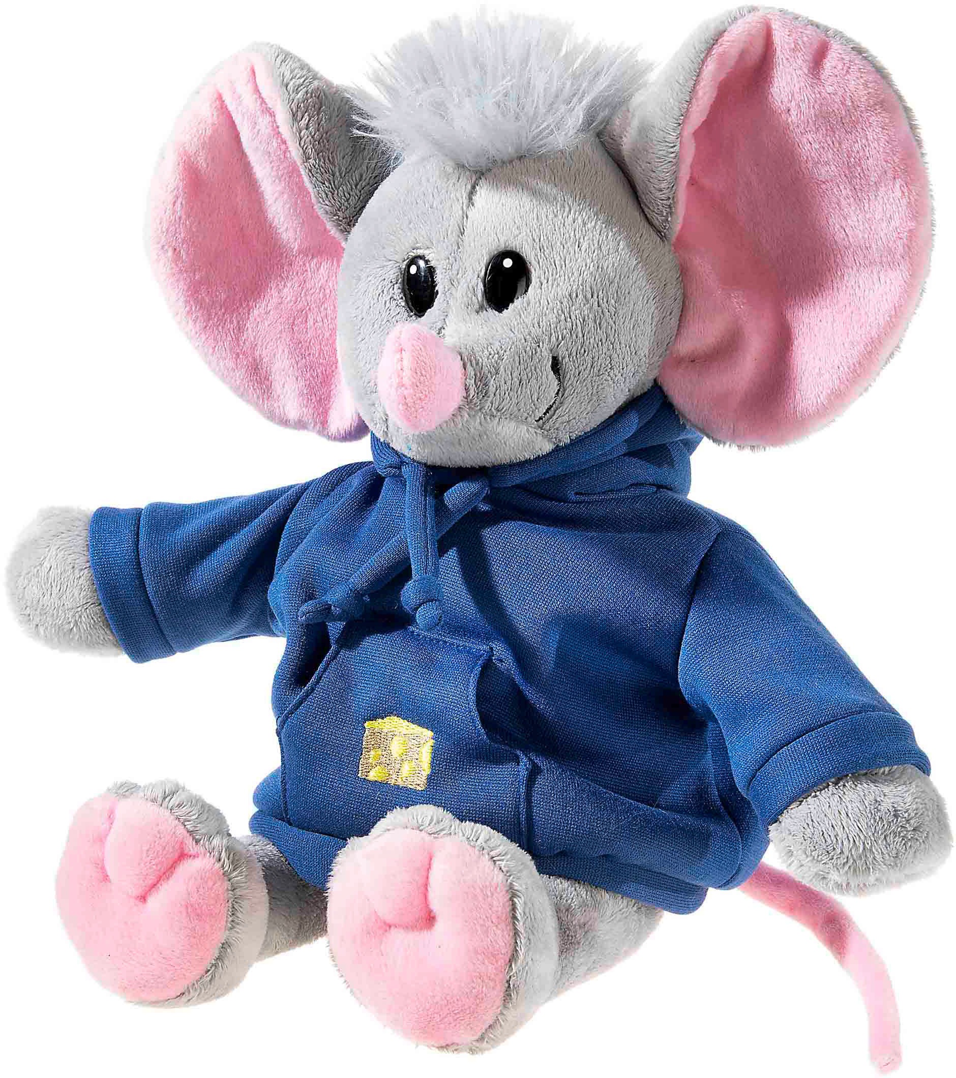 Heunec® Kuscheltier »Hoody Crew, Maus Kati Käse 35 cm«