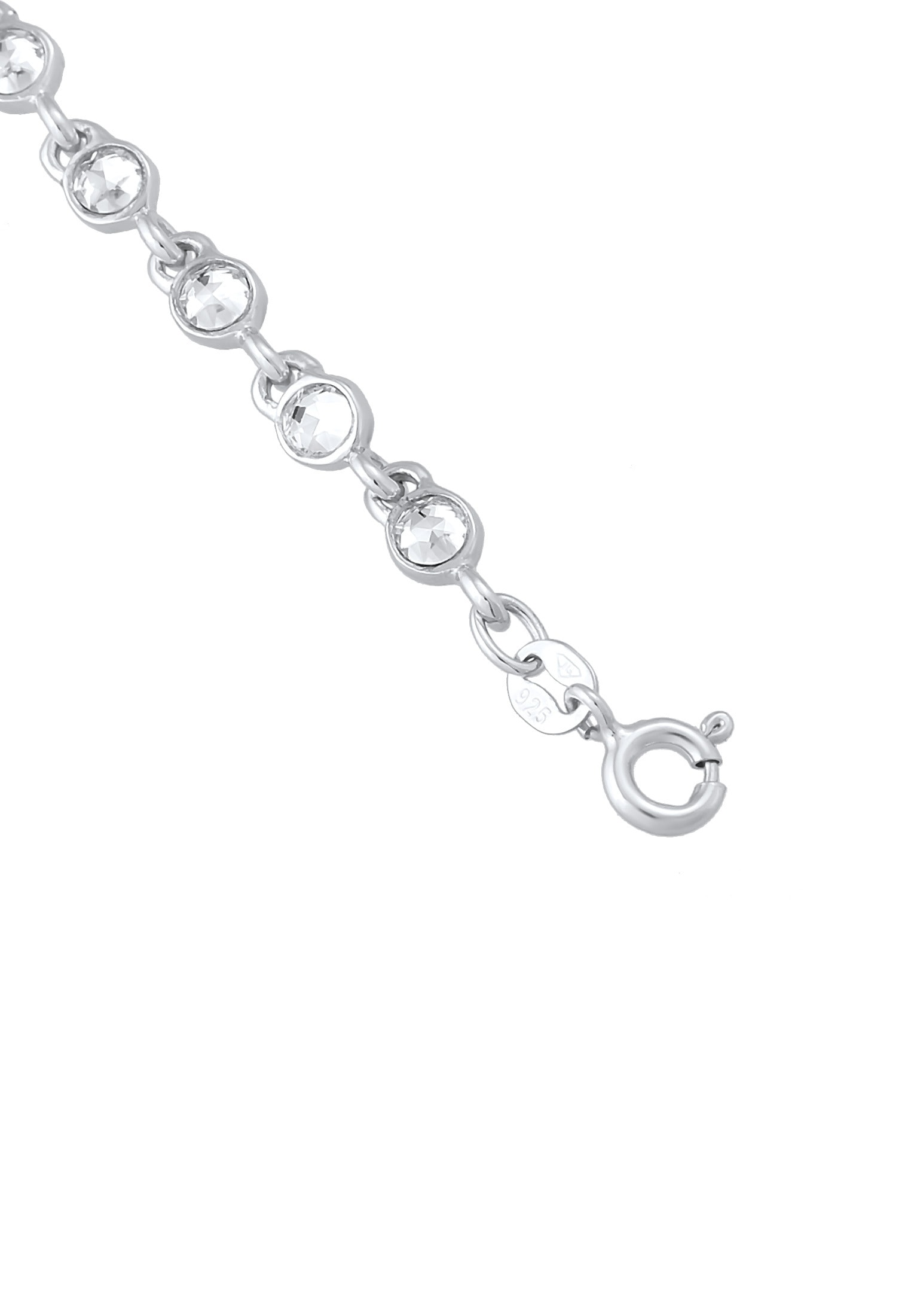 Elli Armkette »Armband Tennisarmband Kristalle Modern Klassisch 925 Silber«