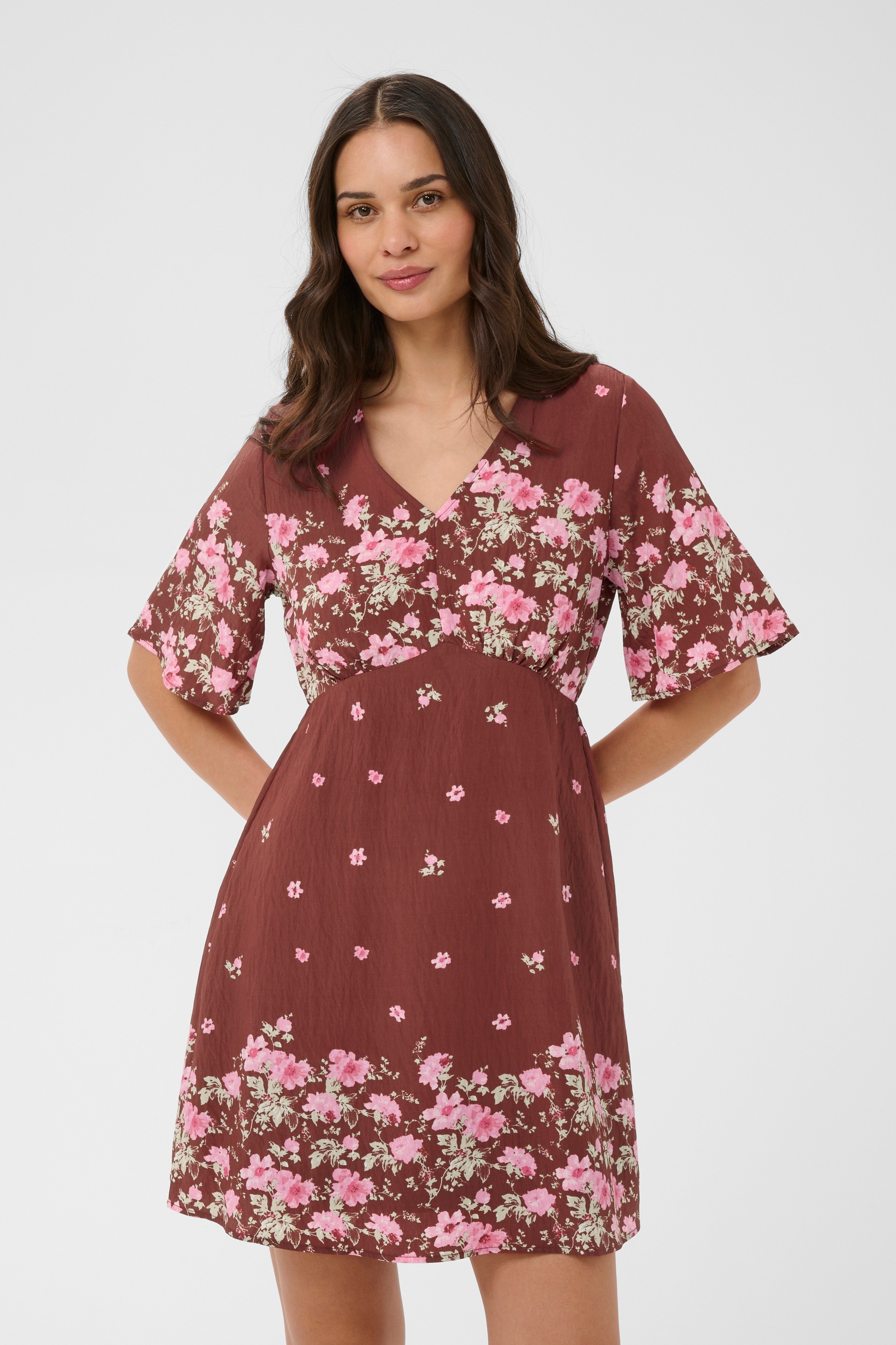 KAFFE Midikleid »Damen Kleid KArosine«
