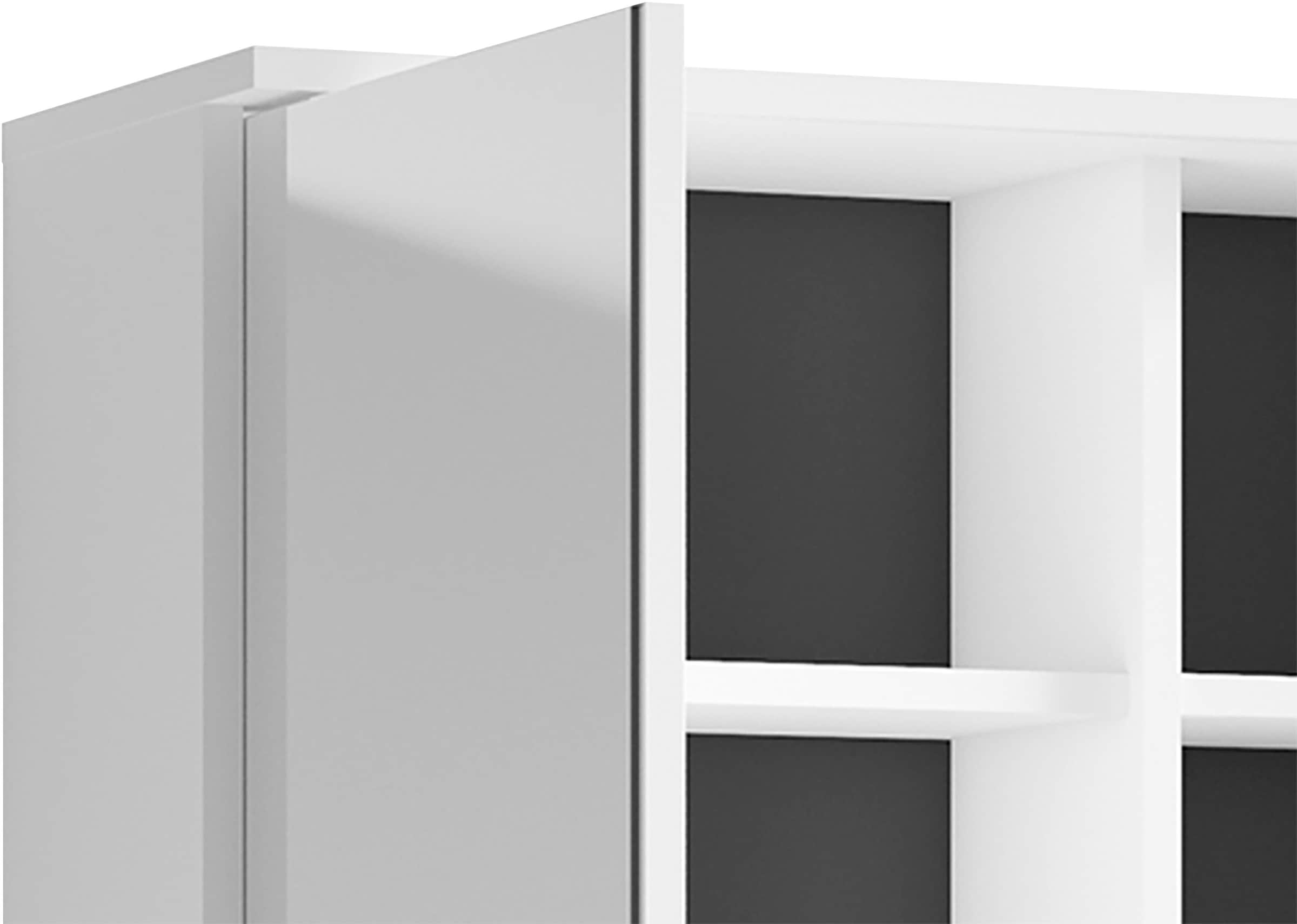 byLIVING Spiegelschrank »Wellness«, (1 St.), 60cm Badschrank mit LED-Leuchte, großem Spiegel und viel Stauraum