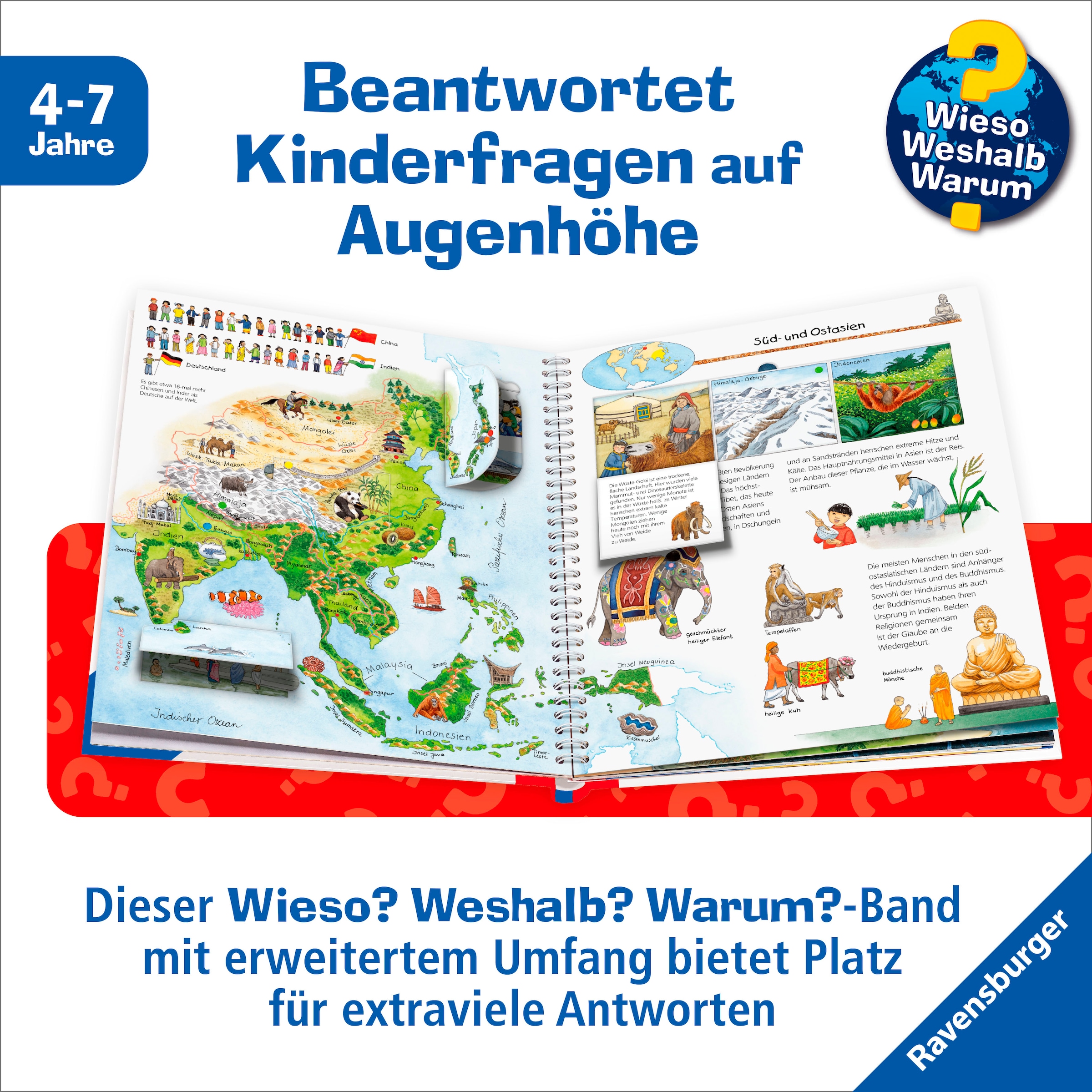 Ravensburger Kinderbuch »Wieso? Weshalb? Warum?, Mein erster Weltatlas«