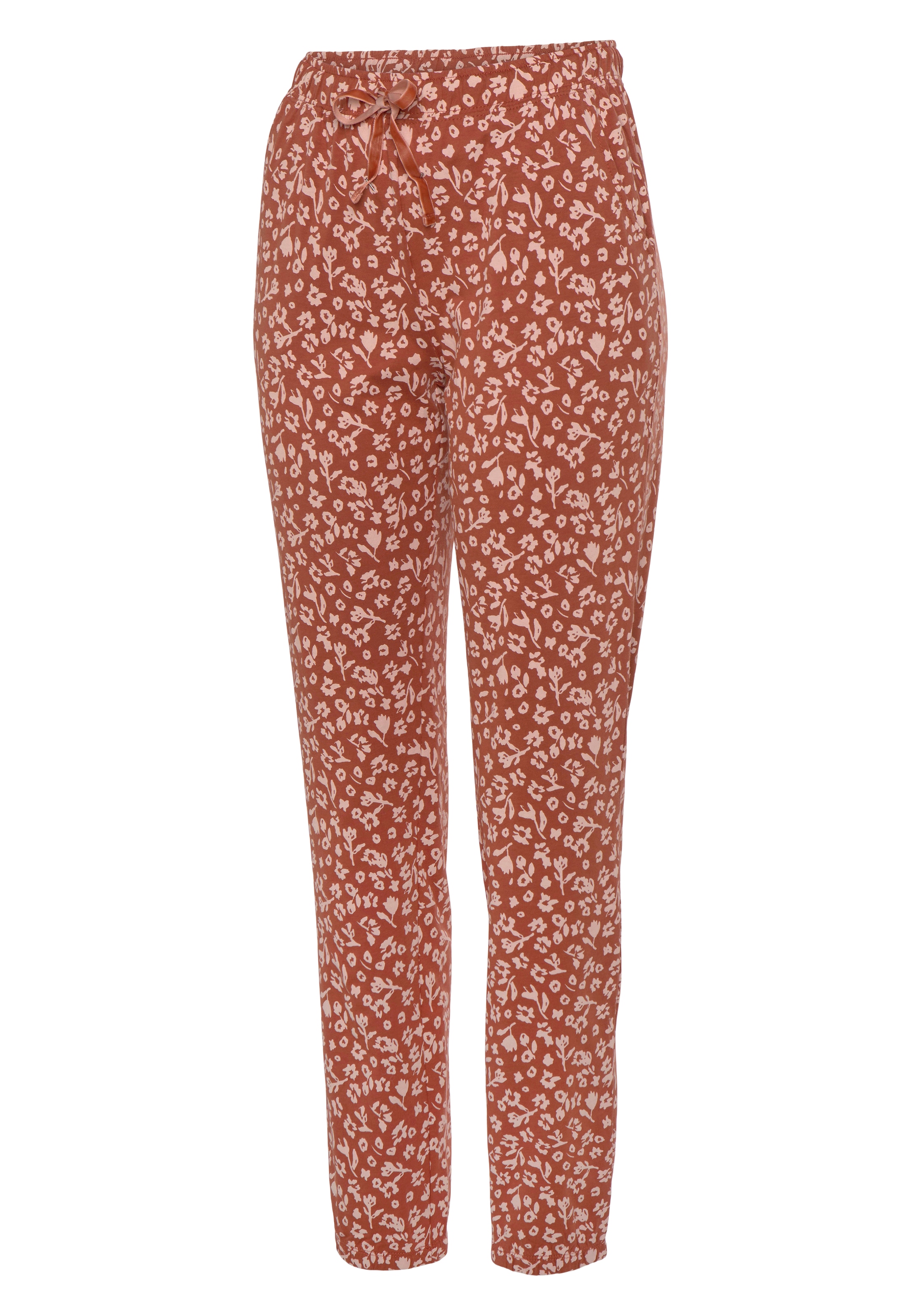 Vivance Dreams Pyjamahose  mit Samtband am elastischen Tunnelzugbund