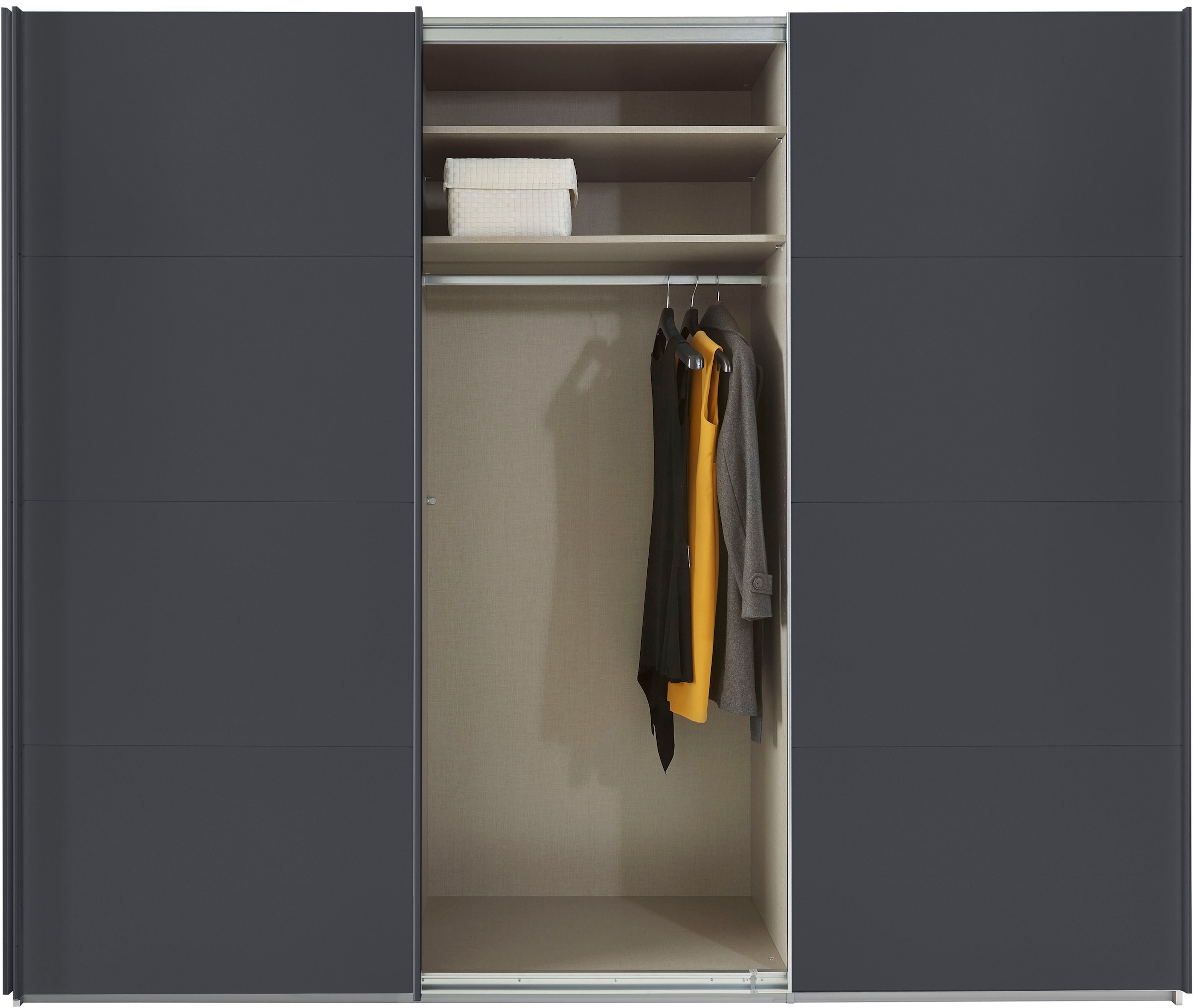 rauch Schwebetürenschrank »Kleiderschrank Schrank Garderobe TOPSELLER OTELI inkl. Inneneinteilung«, mit 3 Innenschubladen sowie zusätzlichen Einlegeböden MADE IN GERMANY