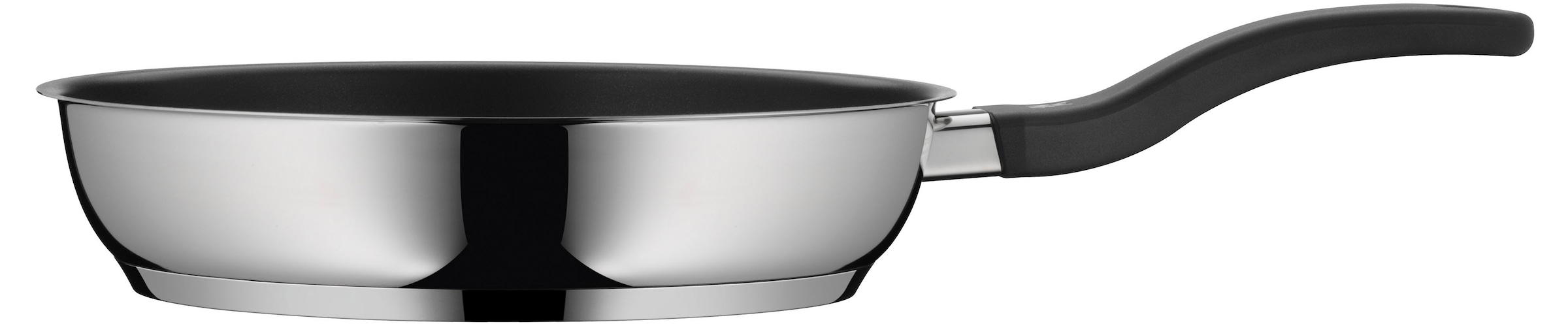 WMF Pfannen-Set »Devil Bratpfanne 28 cm + 20 cm«, Cromargan® Edelstahl Rostfrei 18/10, (Set, 2 tlg., Bratpfannenset (20 + 28 cm), Induktion, Antihaftbeschichtung, für alle Herdarten geeignet