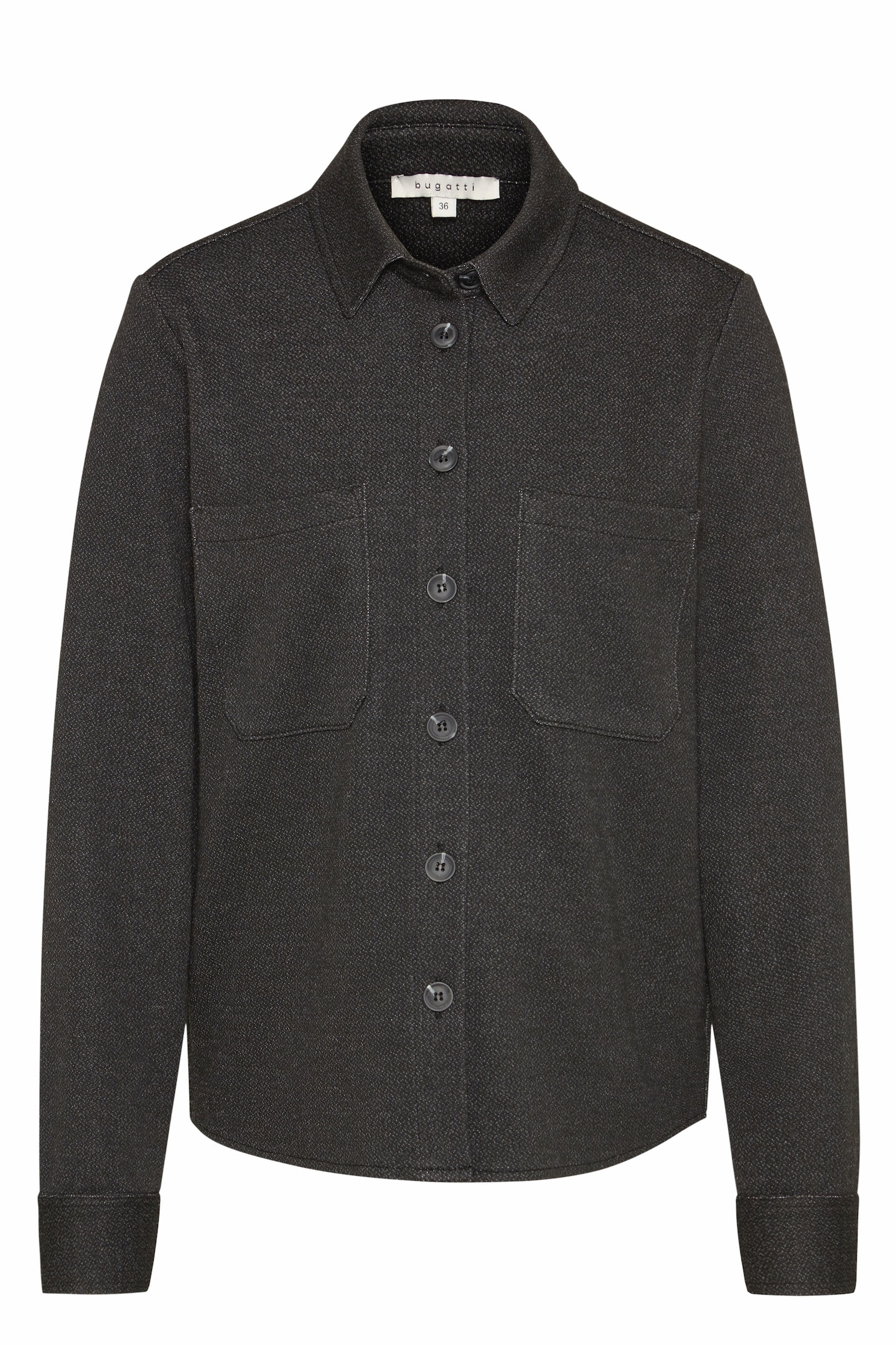 bugatti Hemdbluse, mit abgerundetem Saum