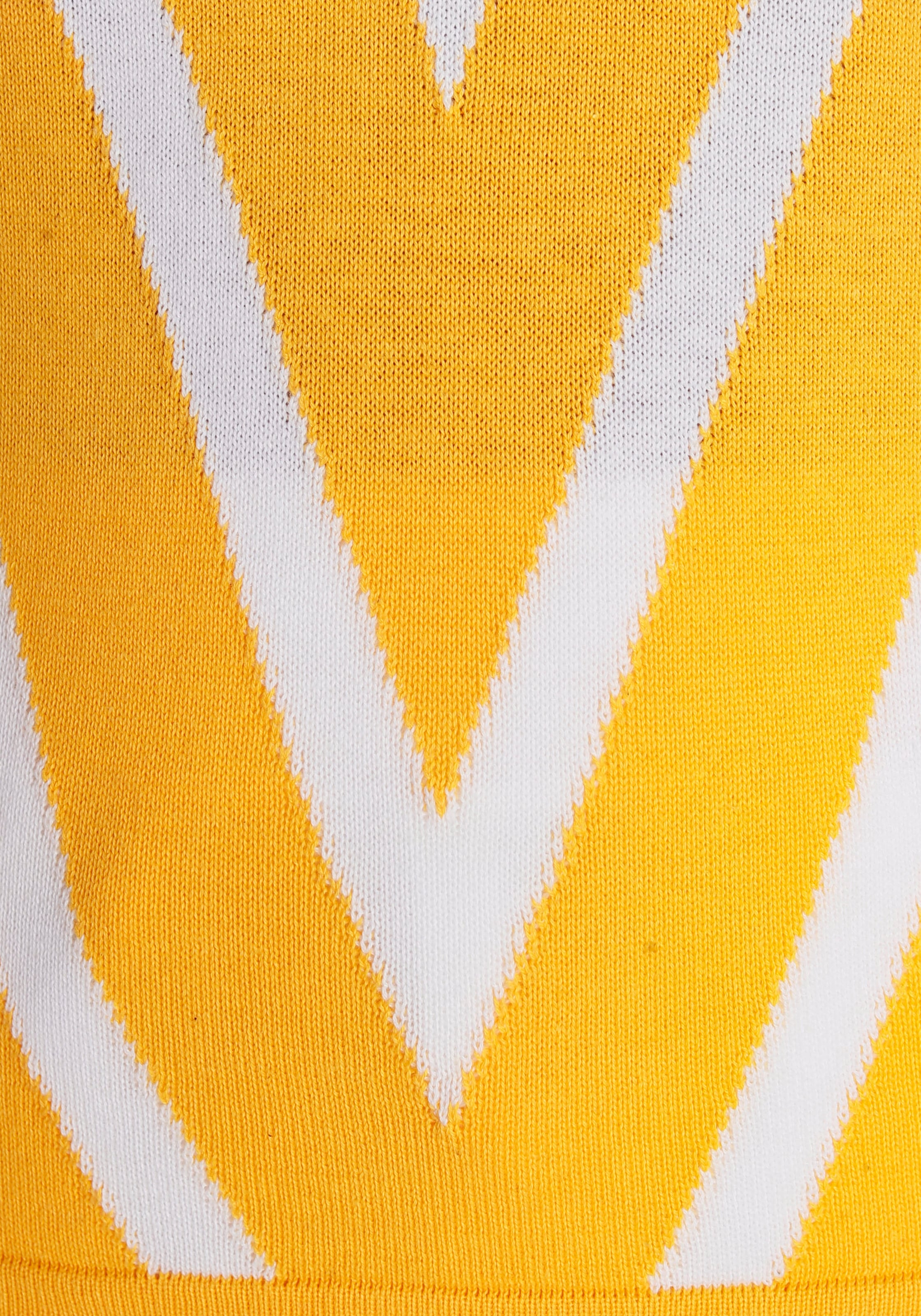 AJC V-Ausschnitt-Pullover, im trendigen Streifen-Design-Mix