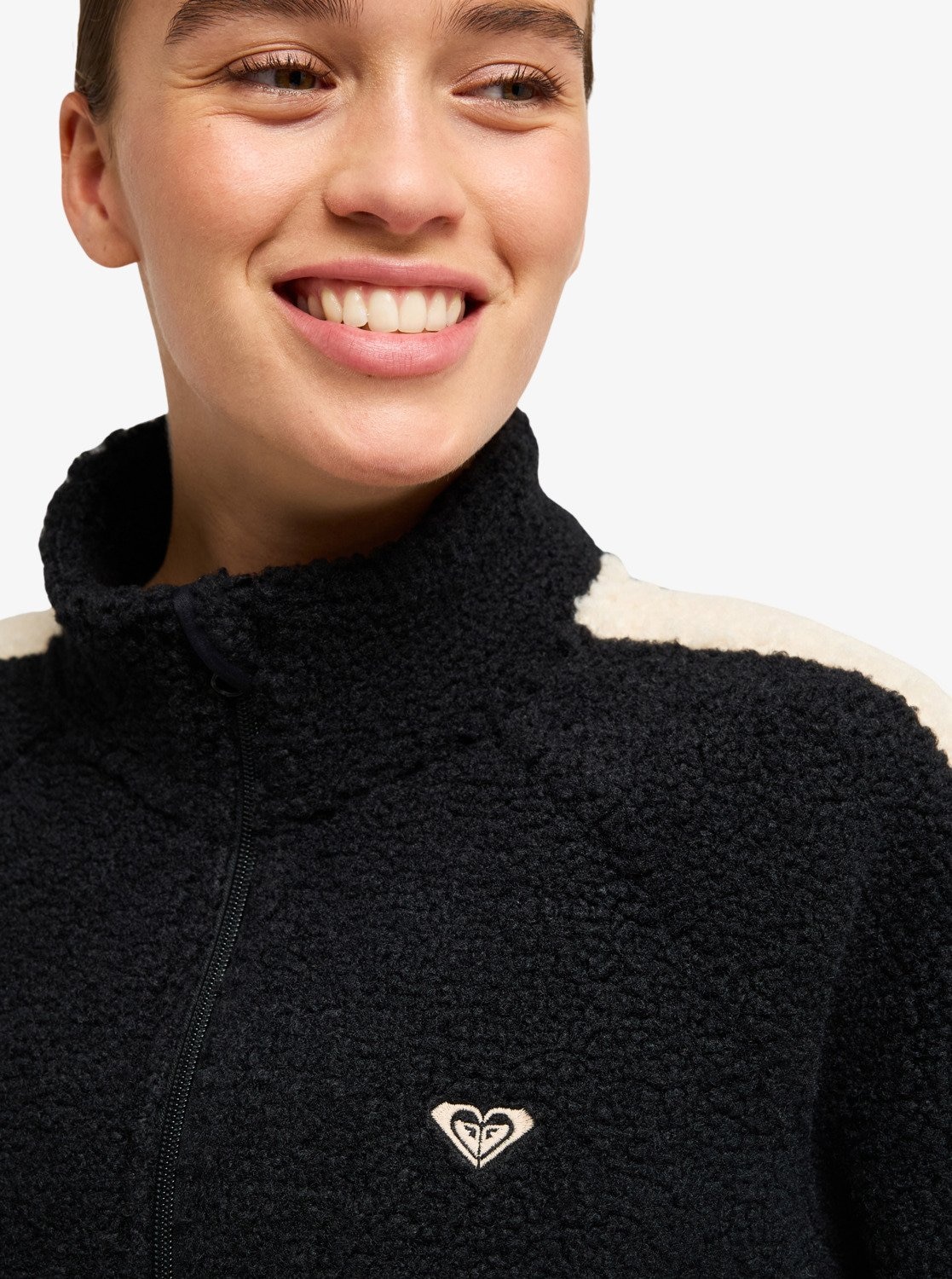 Roxy Fleecejacke »BOUNDLESHORT SLEEVE SPIRIT SOLID ZIP« für Erwachsene, aus Polyester