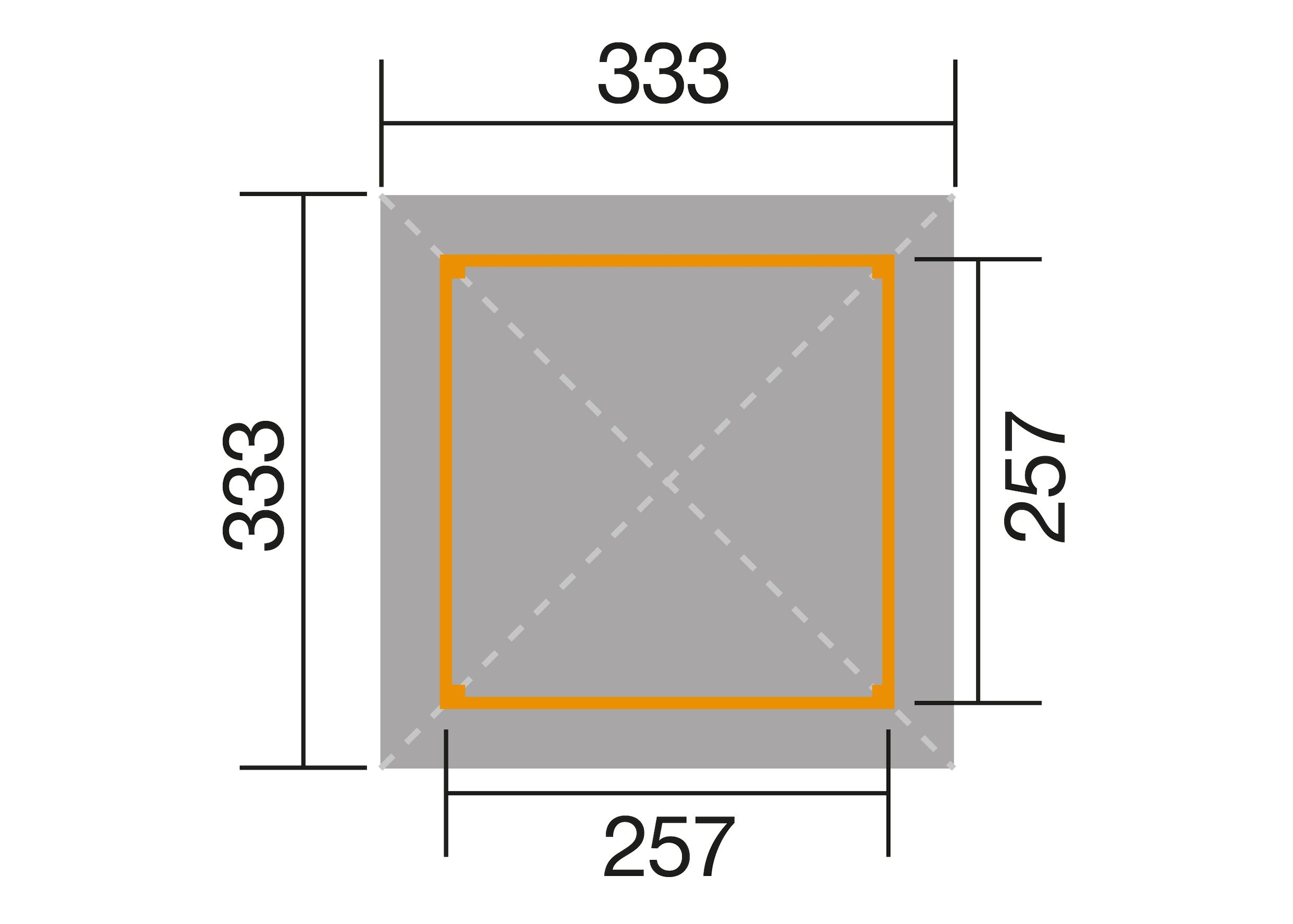 weka Pavillon »Gartenoase 651 Gr.2, inkl. roten Dachschindeln«, 19 mm Massivholzdach