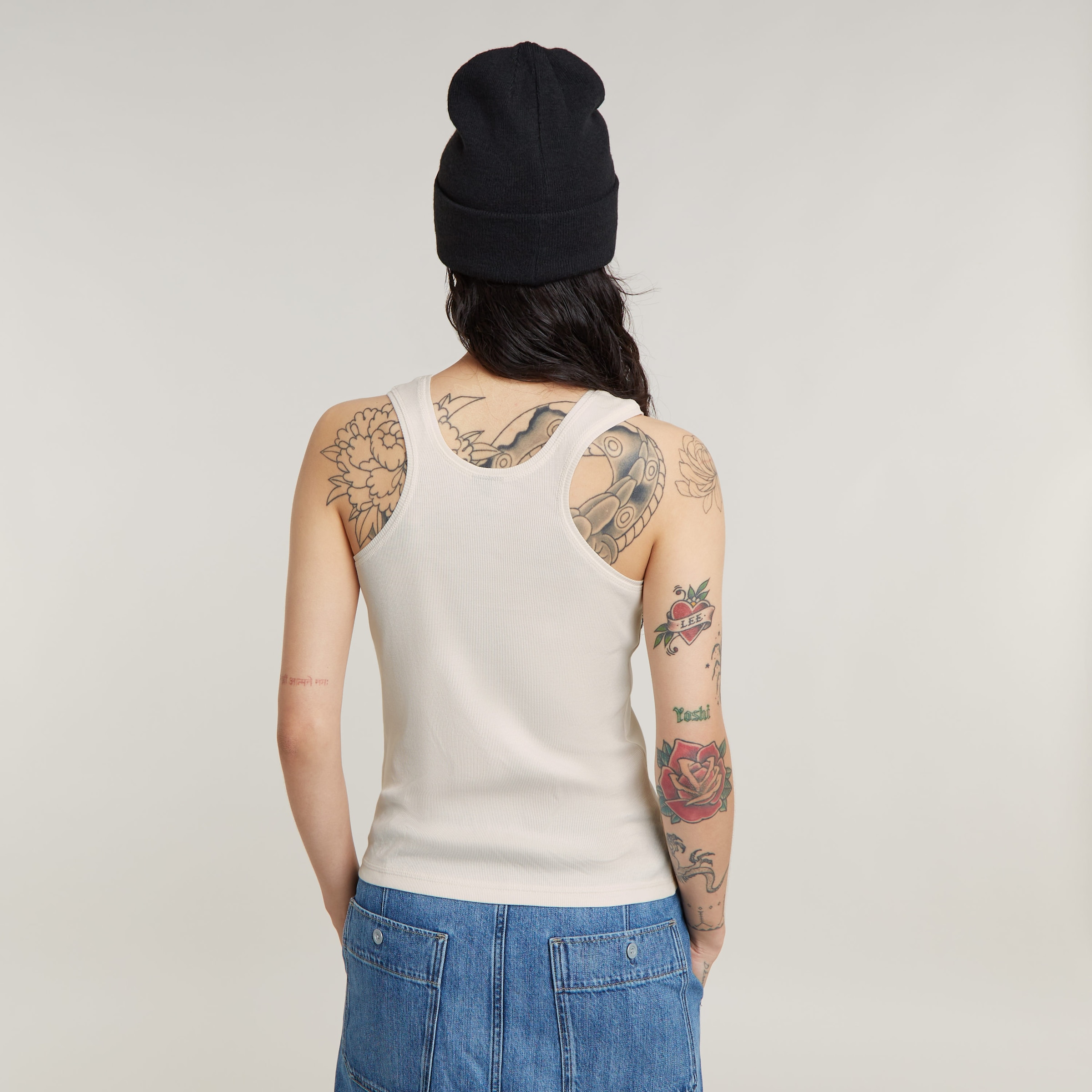 G-STAR Shirttop »Racerback ribbed slim tank top wmn«