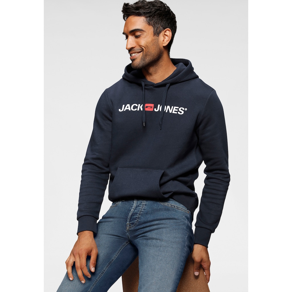 Jack & Jones Kapuzensweatshirt »Logo Hoodie Oldschool«