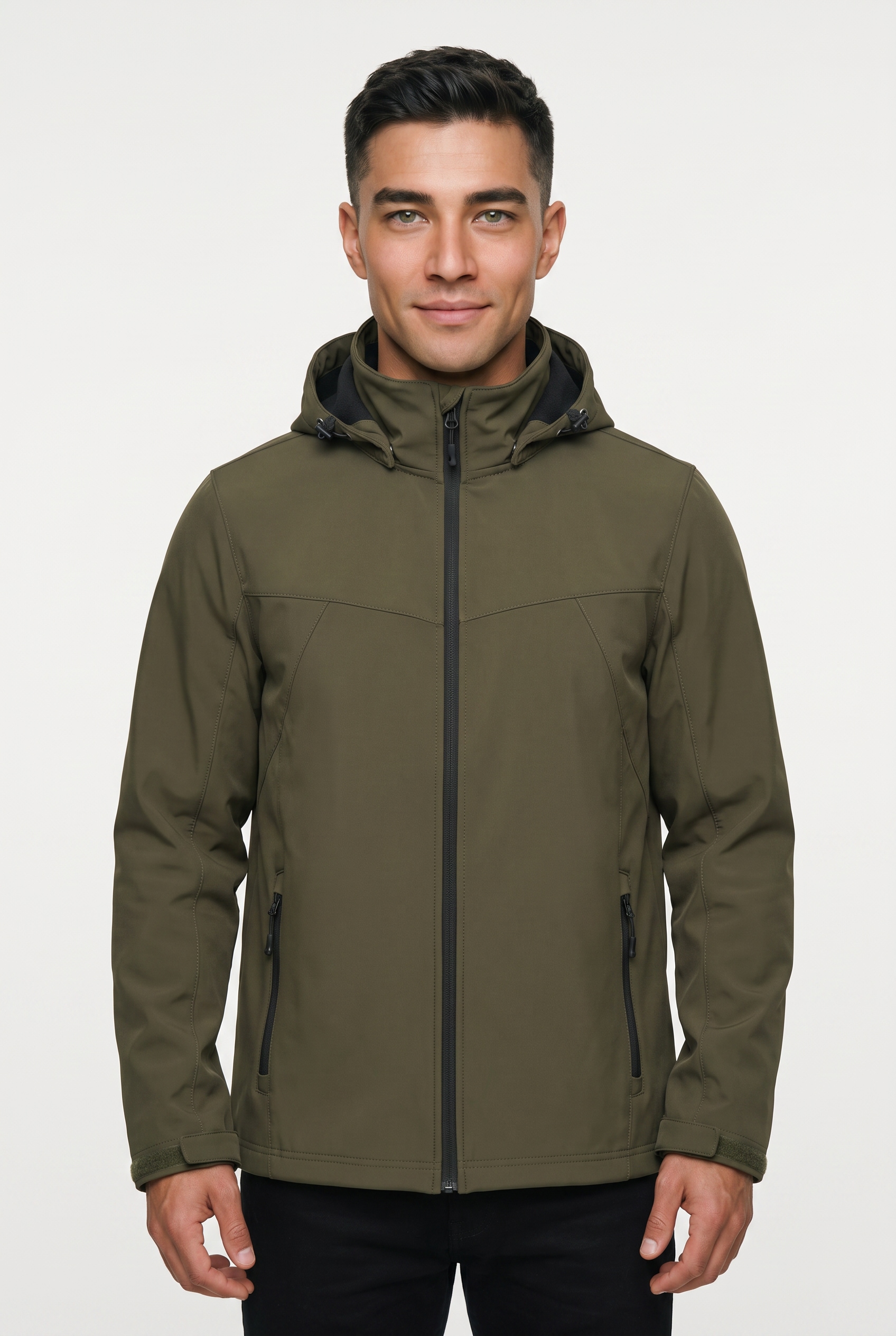 Icepeak Softshelljacke »ICEPEAK BRIMFIELD« mit Kapuze mit abnehmbarer Kapuze, winddicht, wasserabweisend, atmungsaktiv