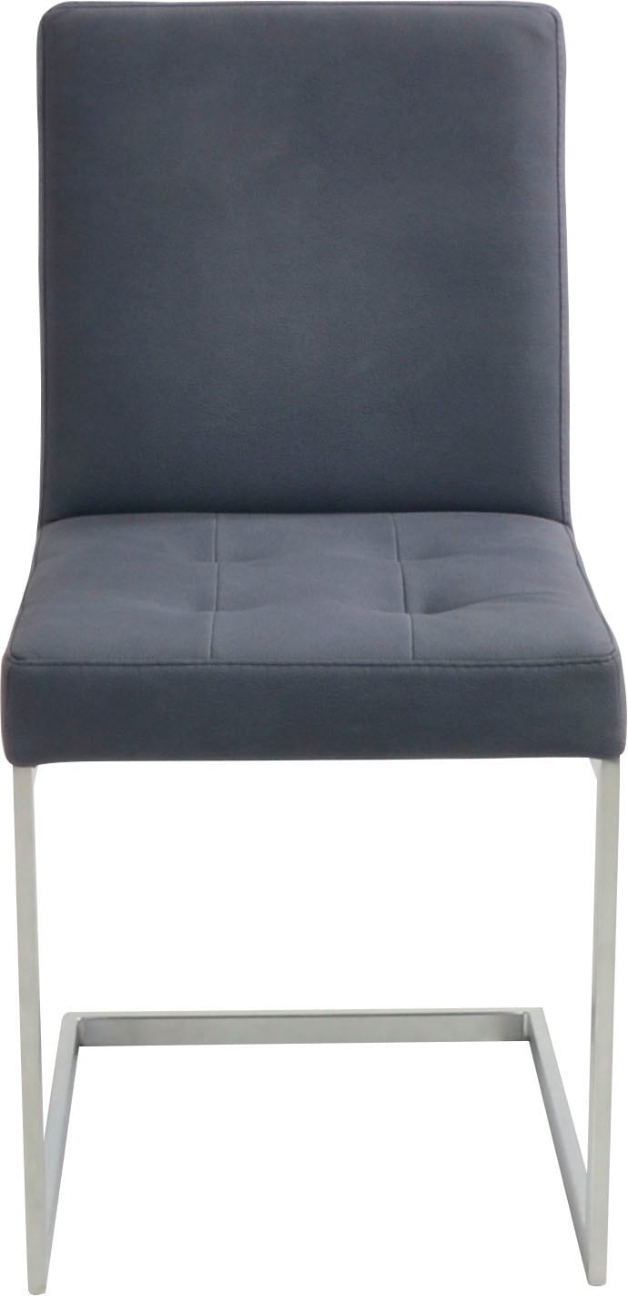 K+W Komfort & Wohnen Eckbankgruppe »Spider II« Set, 4 Stk. tlg. langer Schenkel 227cm, 2 Freischwinger, Auszugstisch in Breite 130 cm