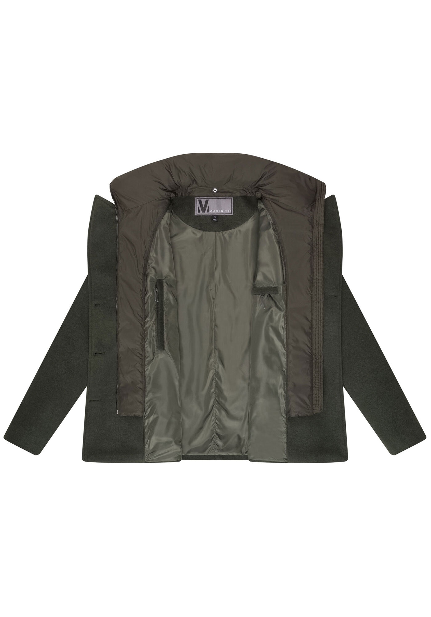 Marikoo Winterjacke »Marikoo Aylaraa Damen Winter Kabanjacke N044«