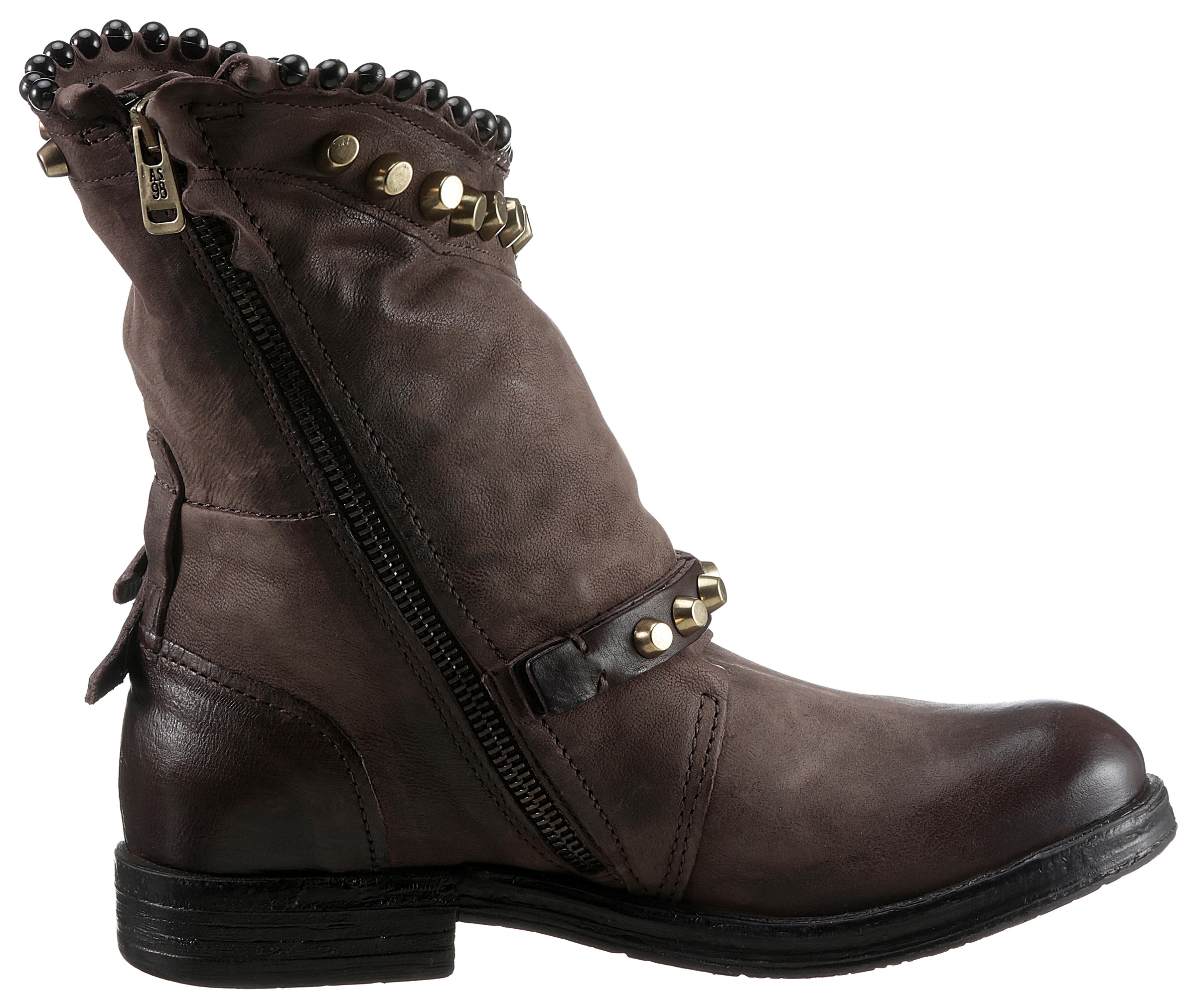 A.S.98 Bikerboots »VERTI«, im angesagten Used Look