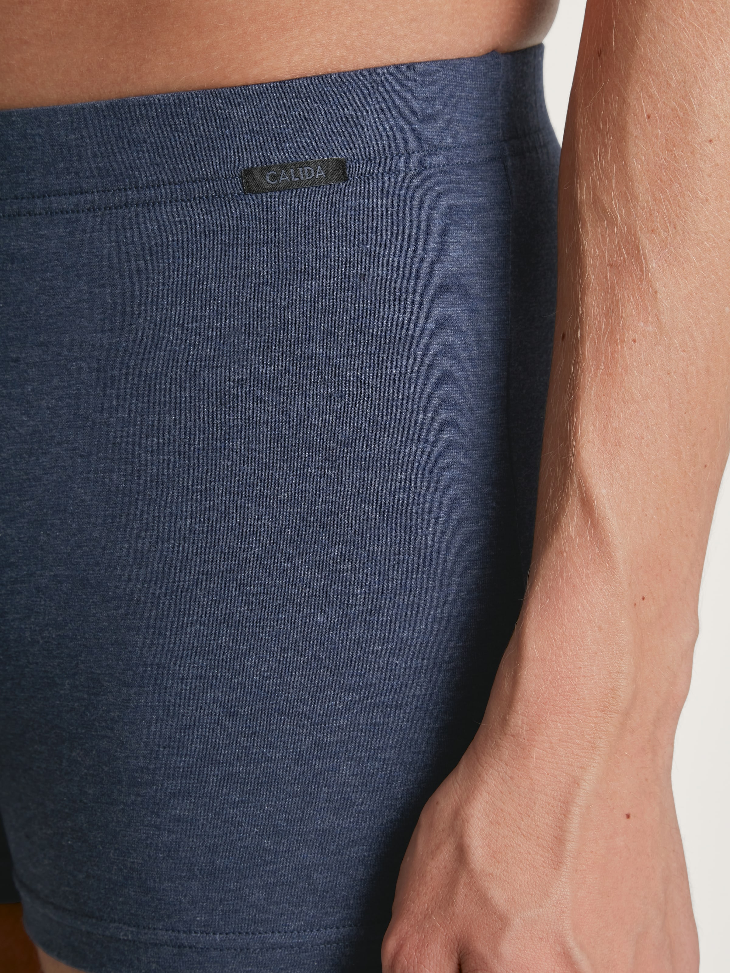 CALIDA Boxershorts »Cotton Sporty«, mit stoffüberzogenem Bund