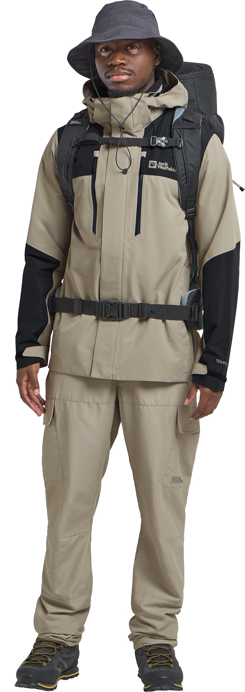 Jack Wolfskin Funktionsjacke »JASPER 2L JKT M«, mit Kapuze, wasserdicht, winddicht, atmungsaktiv