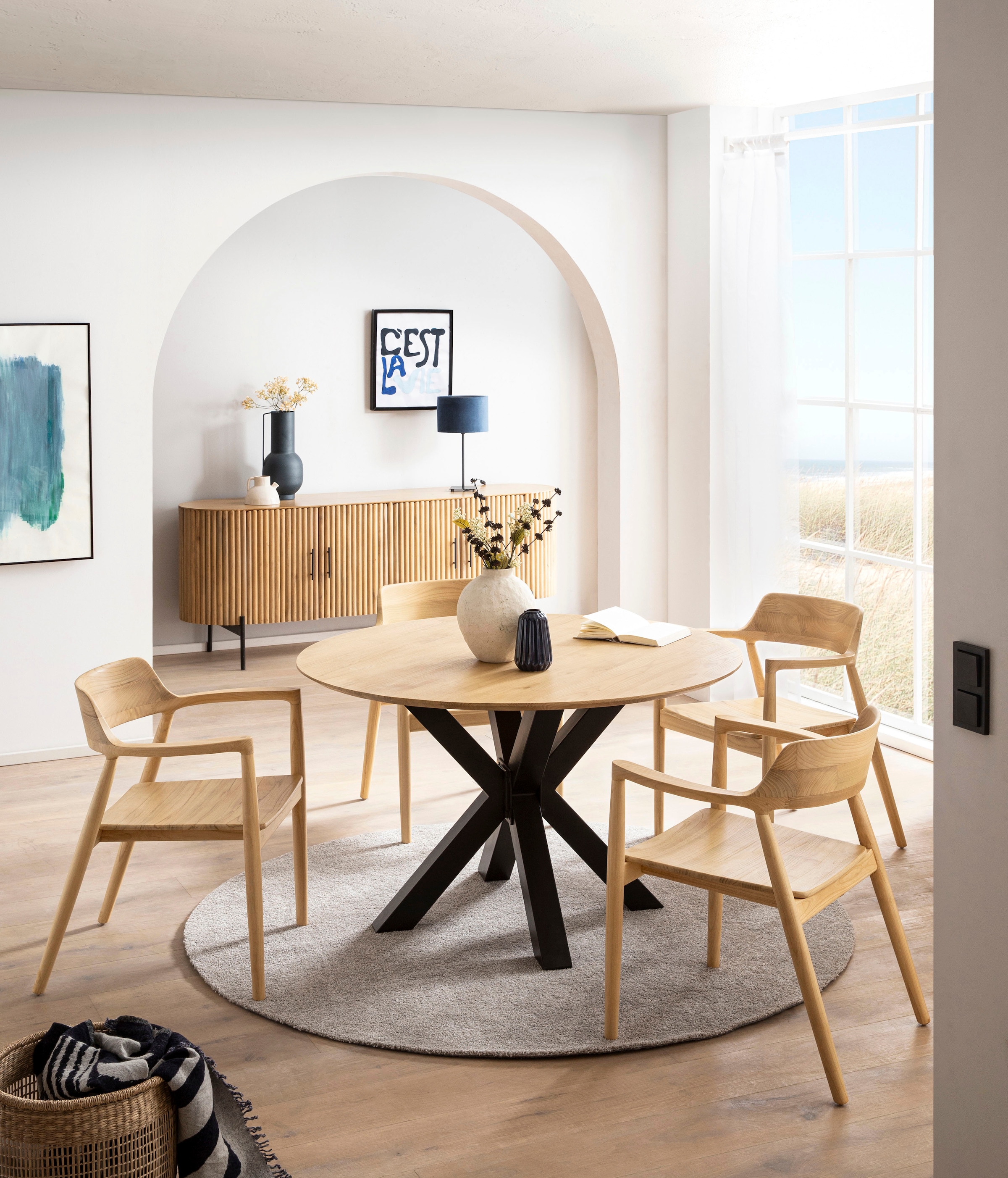 SIT Esstisch 1 Stk. tlg. mit Schweizer Kante