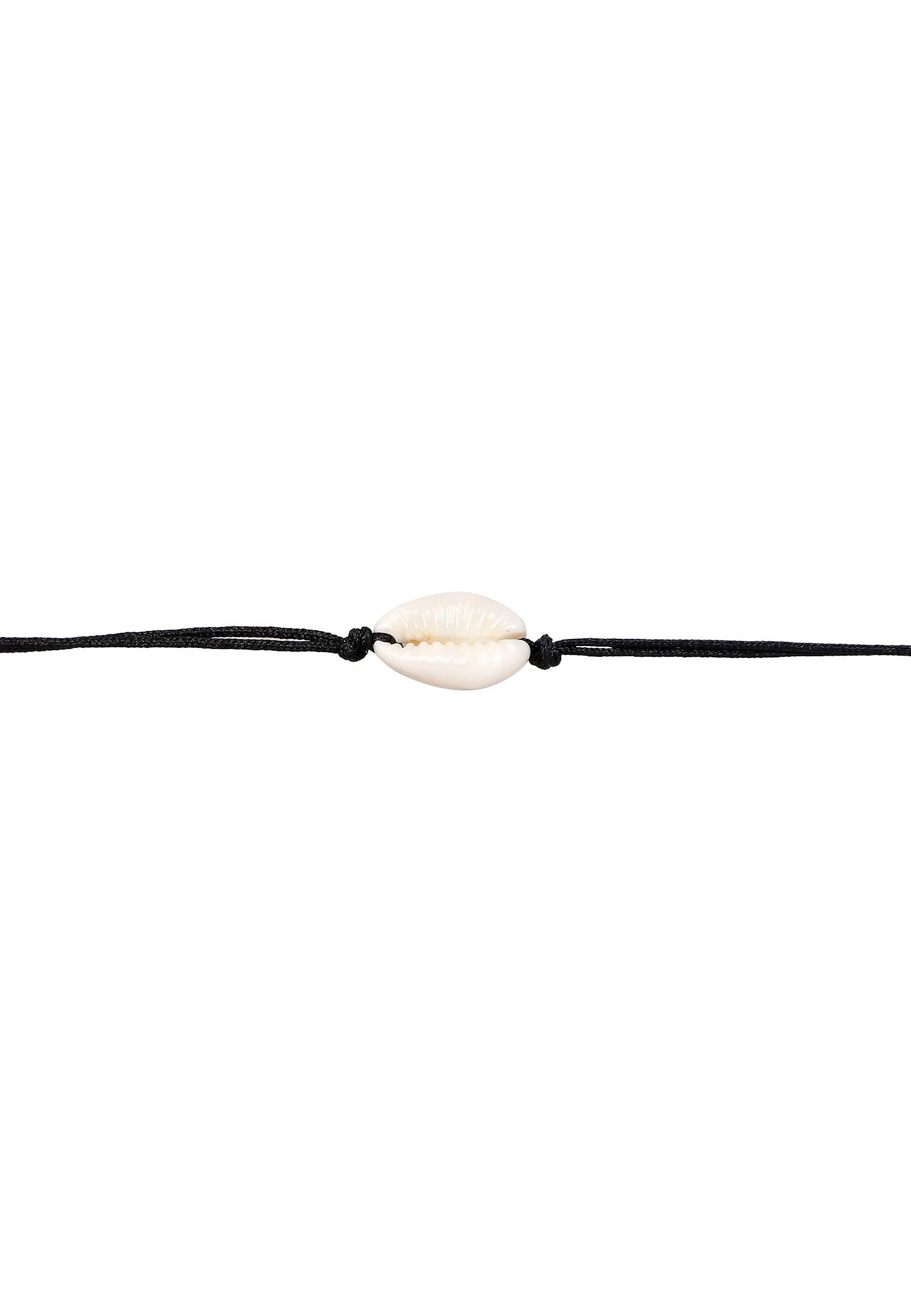 Elli Choker »Halskette Choker Kauri Muschel Nylon Trend 925 Silber«