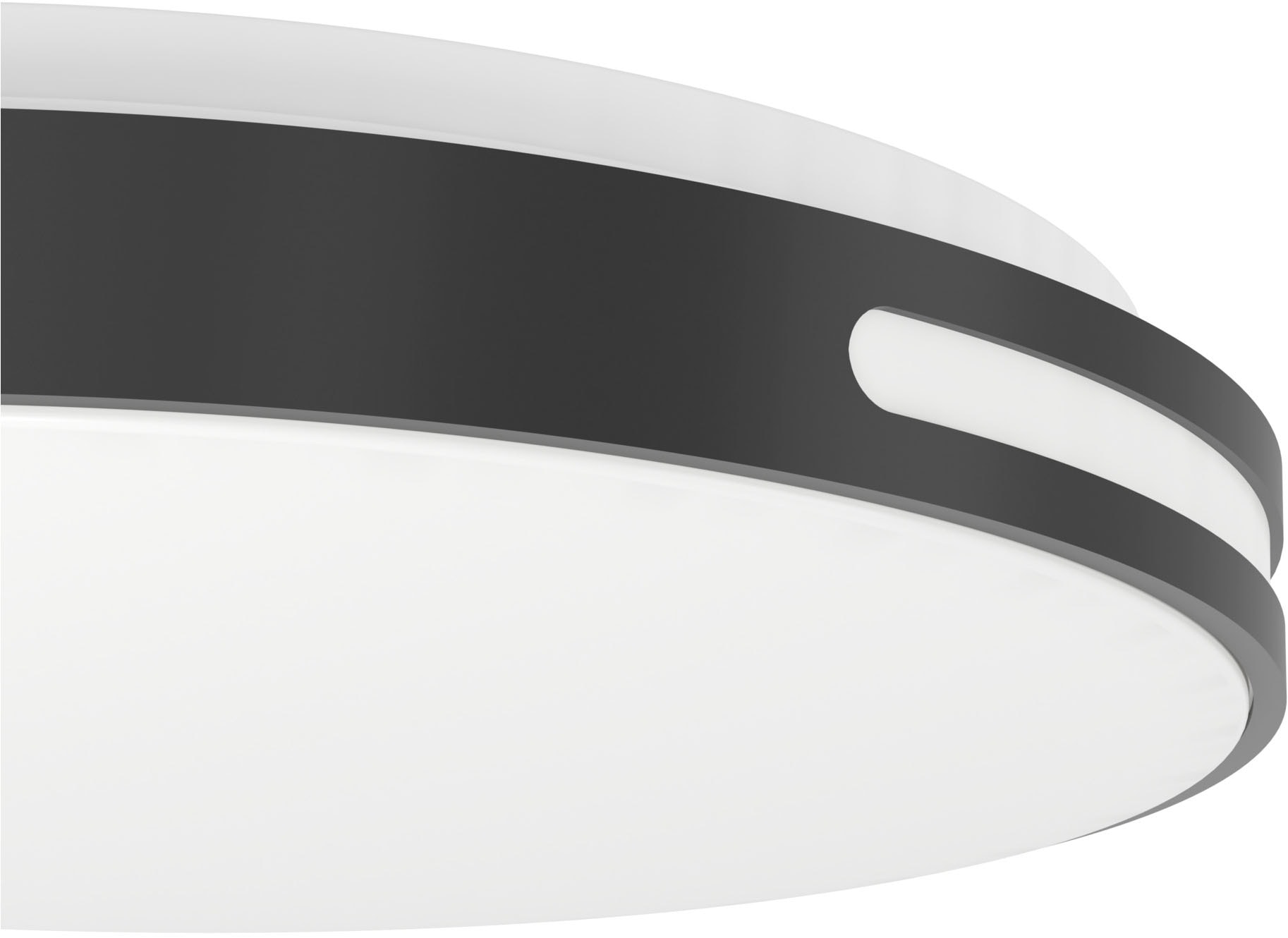 EGLO LED Deckenleuchte »MONTEGRANARO-Z Deckenlampe, Disco-Modus, ZigBee 3.0, Wohnzimmerlampe« LED-Modul 1 Stk. RGB | warmweiß - kaltweiß Fernbedienung inkl., App / Sprachsteuerung Alexa, H:7,7cm x D:39,4 cm