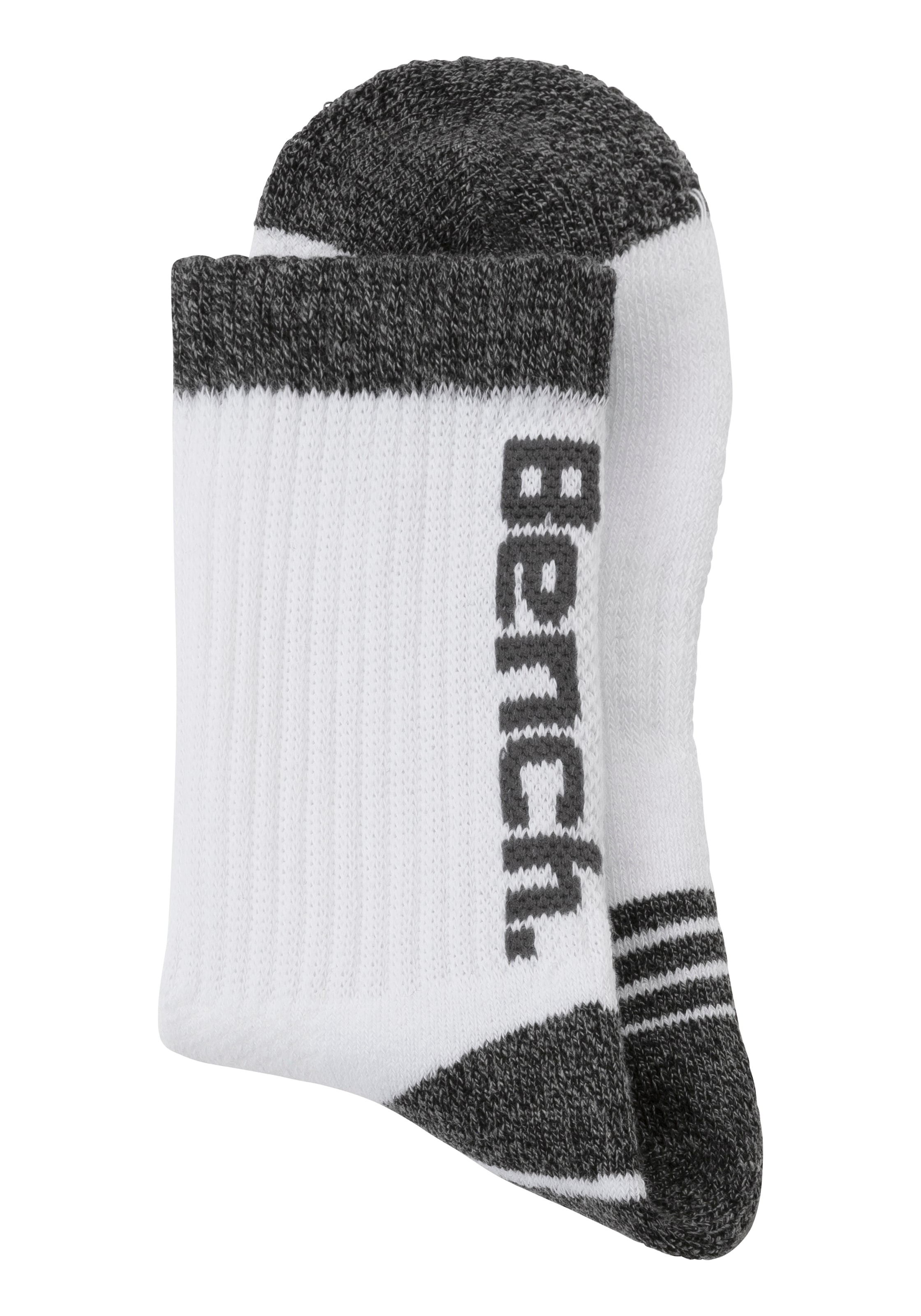 Bench. Tennissocken, (Packung, 3 Paar), mit Pikeestruktur und Mittelfußgummi