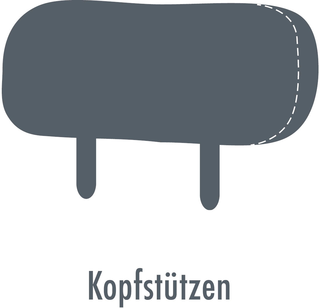 Die PlanBar Wohnlandschaft »PN-EM15047 U-Form, mit Kopfstützen« Echtleder, wahlweise mit Bettfunktion u. Stauraum