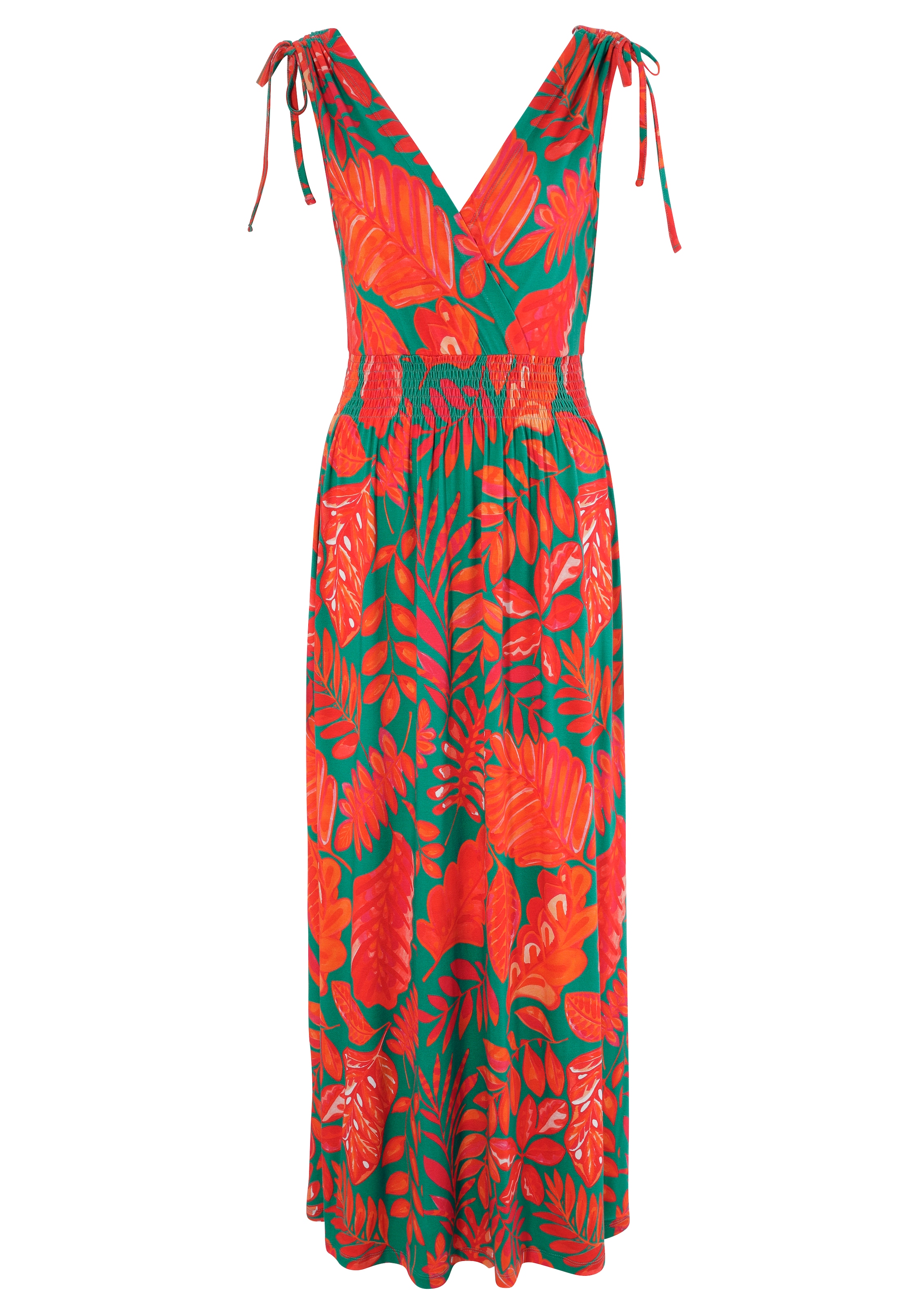 Aniston SELECTED Sommerkleid, mit breiten Trägern zum Raffen bei ♕ | Sommerkleider