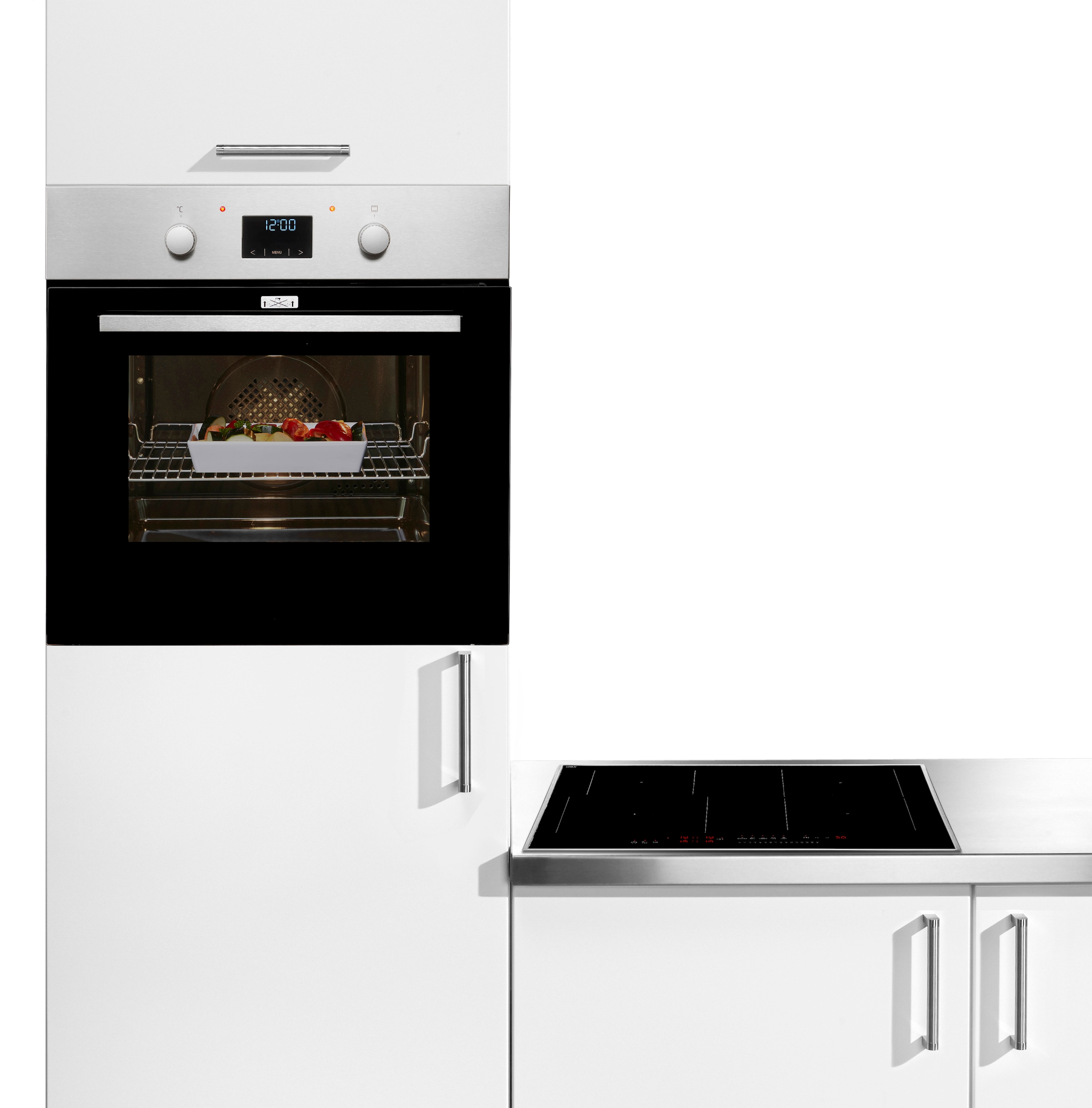 Amica Backofen-Set »EBIX 955 100 E FlexConnect« mit Teleskopauszug nachrüstbar Steam Clean Mehr Freiheit für deine Küche – FlexConnect macht’s möglich!