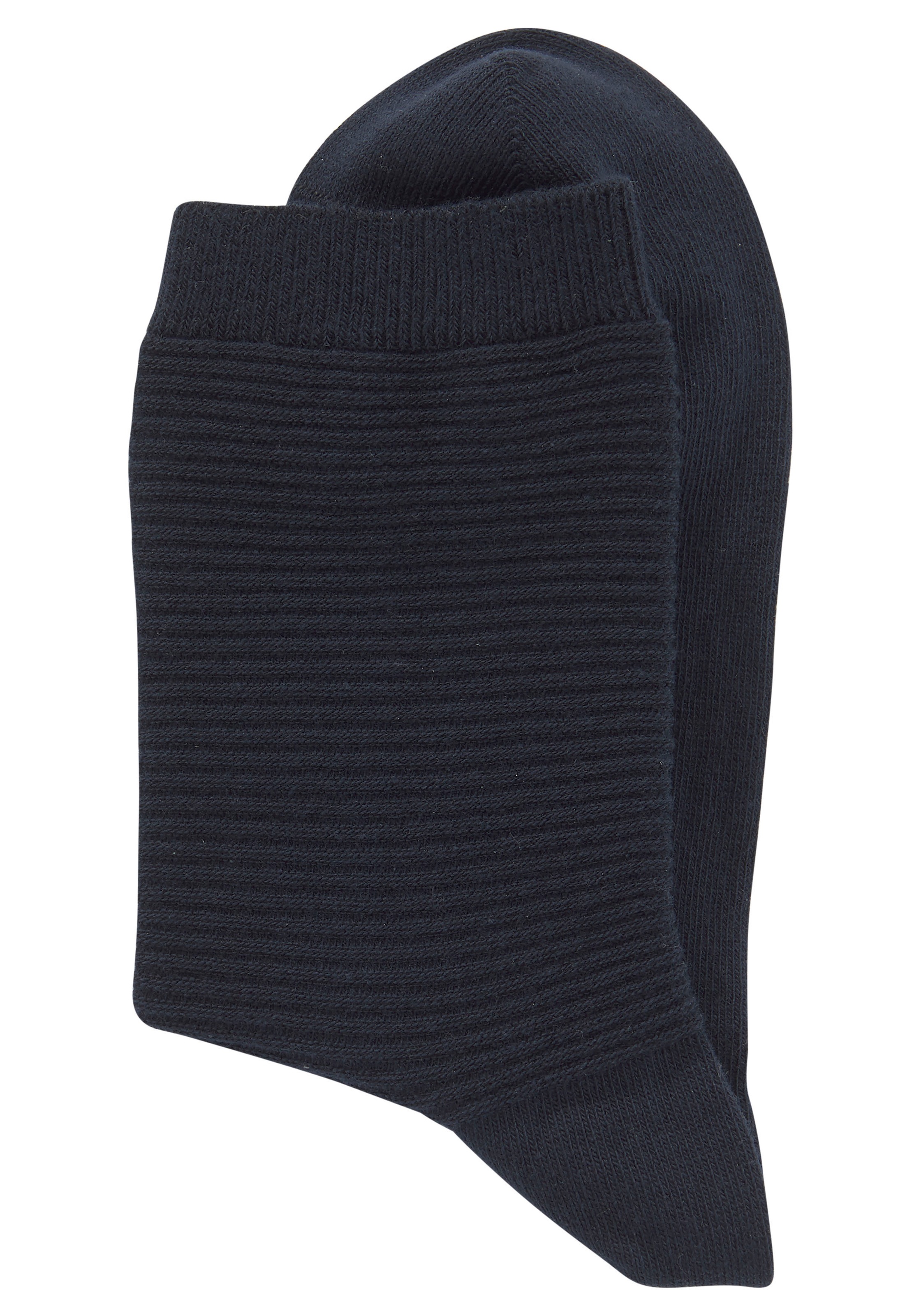 Paar), Rippstruktur in (6 bequem Basicsocken, Bench. bestellen