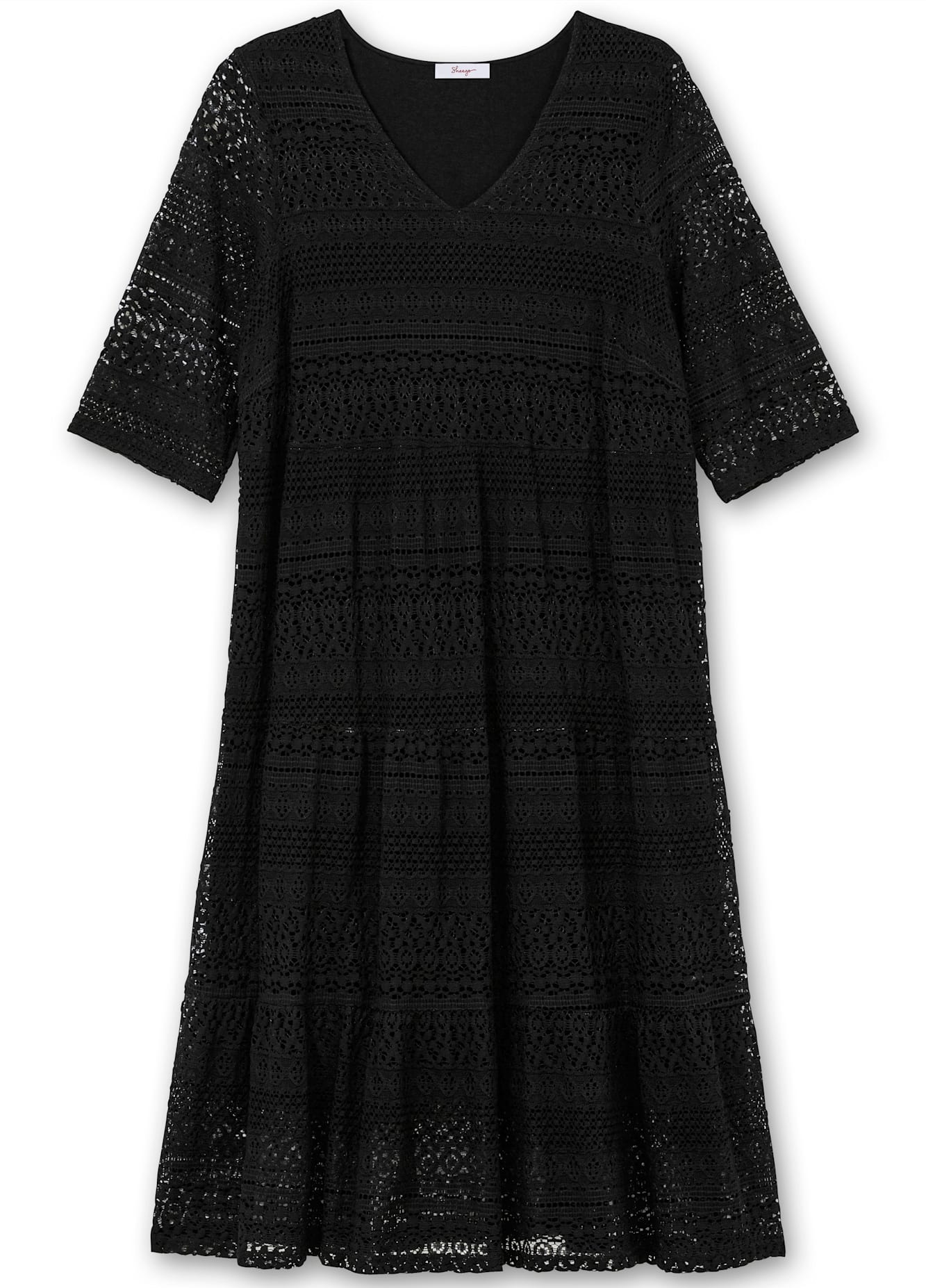 Sheego Spitzenkleid »Spitzenkleid«