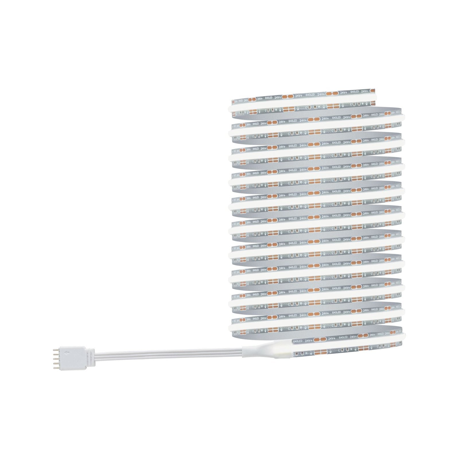 Paulmann LED-Streifen »MaxLED 500 Basis Set 3m 15W 230/24V silber Kunststoff«, 1 St.-flammig, Full-Line COB 2700-6500K TunableWhite