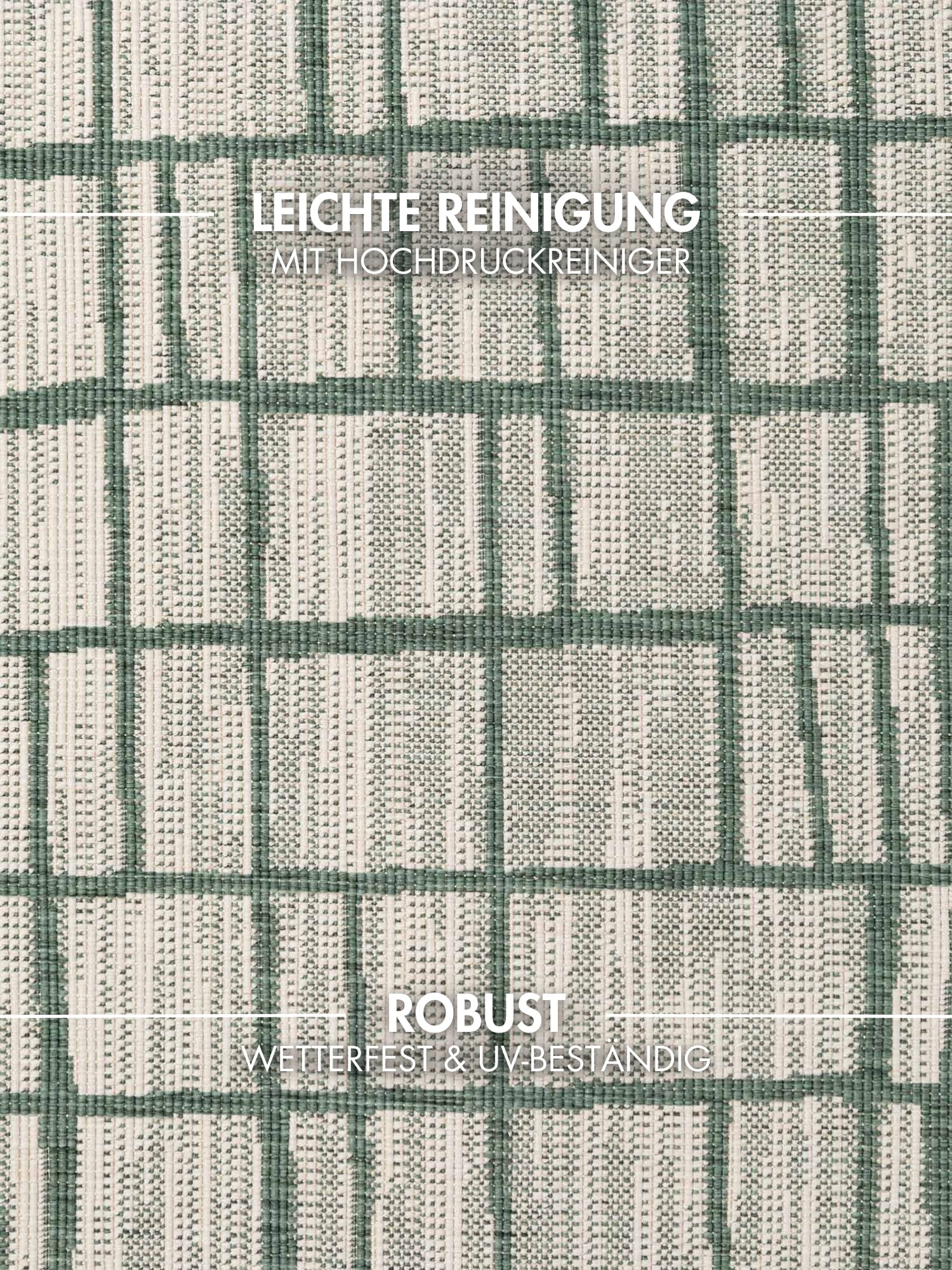 Ted Baker Teppich »Crouch , Wendeteppich« rund 8 mm Höhe Designteppich, Wetterfest, Pflegeleicht, Modern, Wohnzimmer, Terrasse